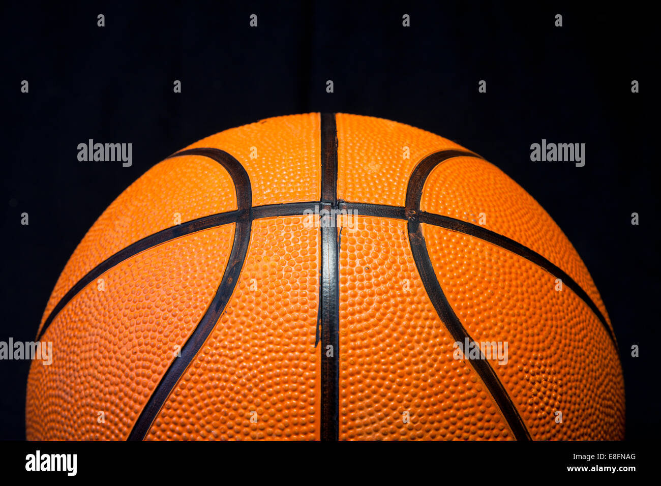 Close up of basketball Stock Photo