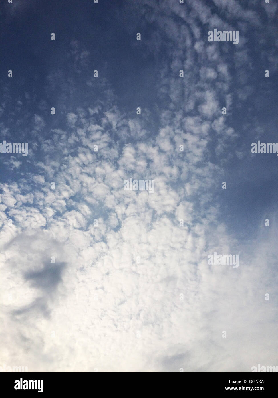 Cirrocumulus clouds Stock Photo