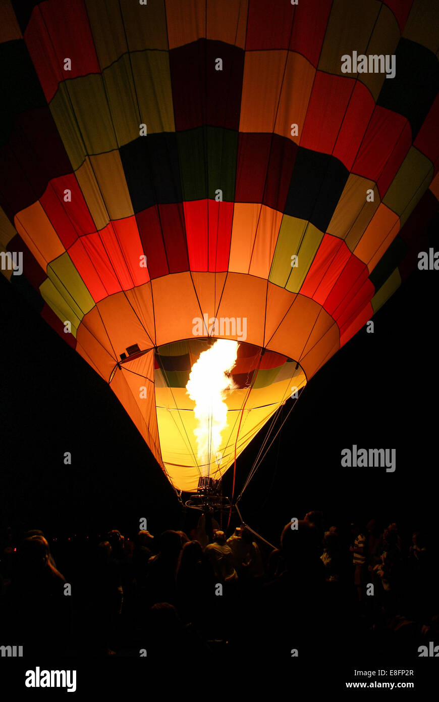 Hot air balloon taking off during ogden valley balloon festival hires