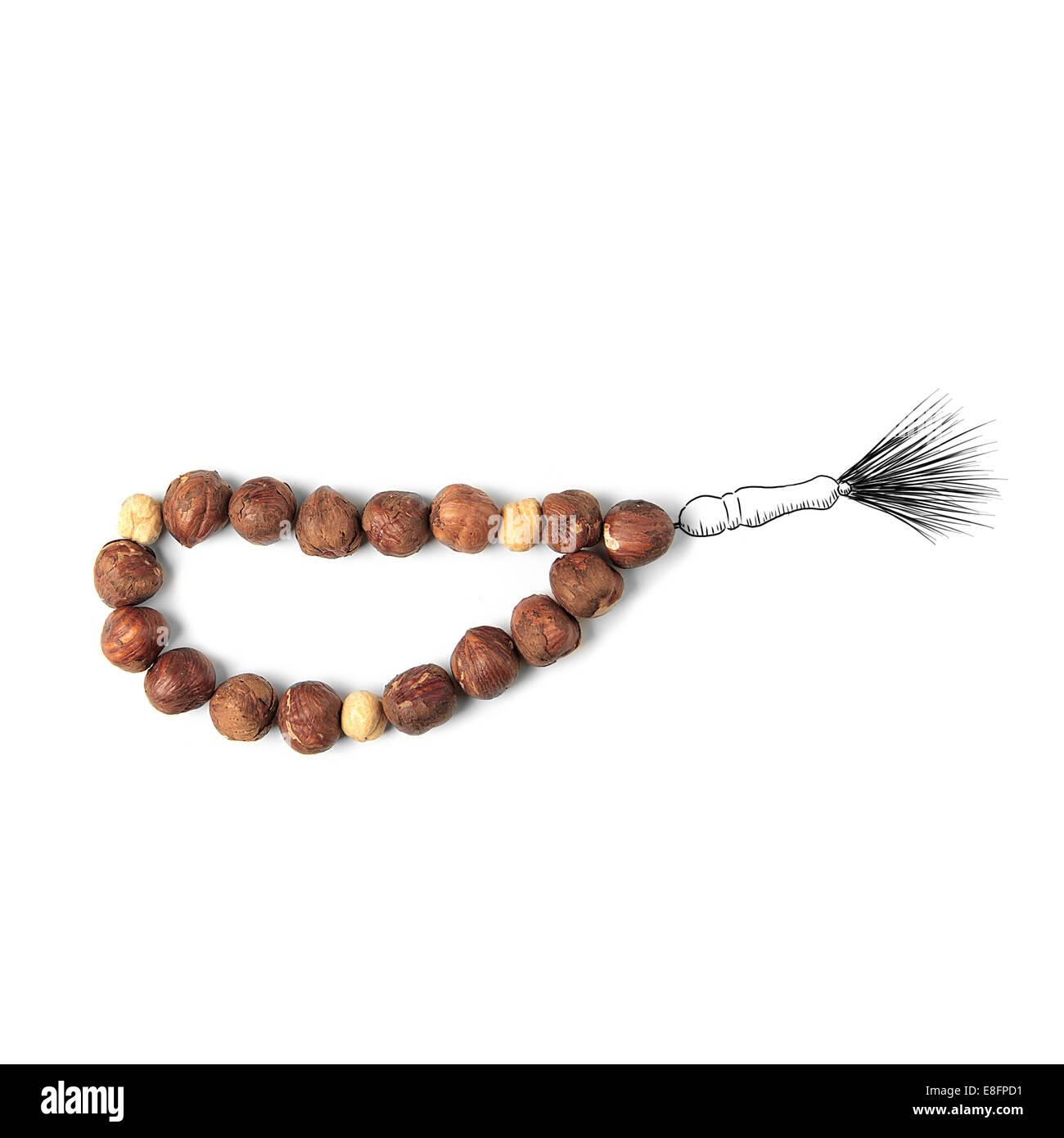Conceptual worry beads Stock Photo