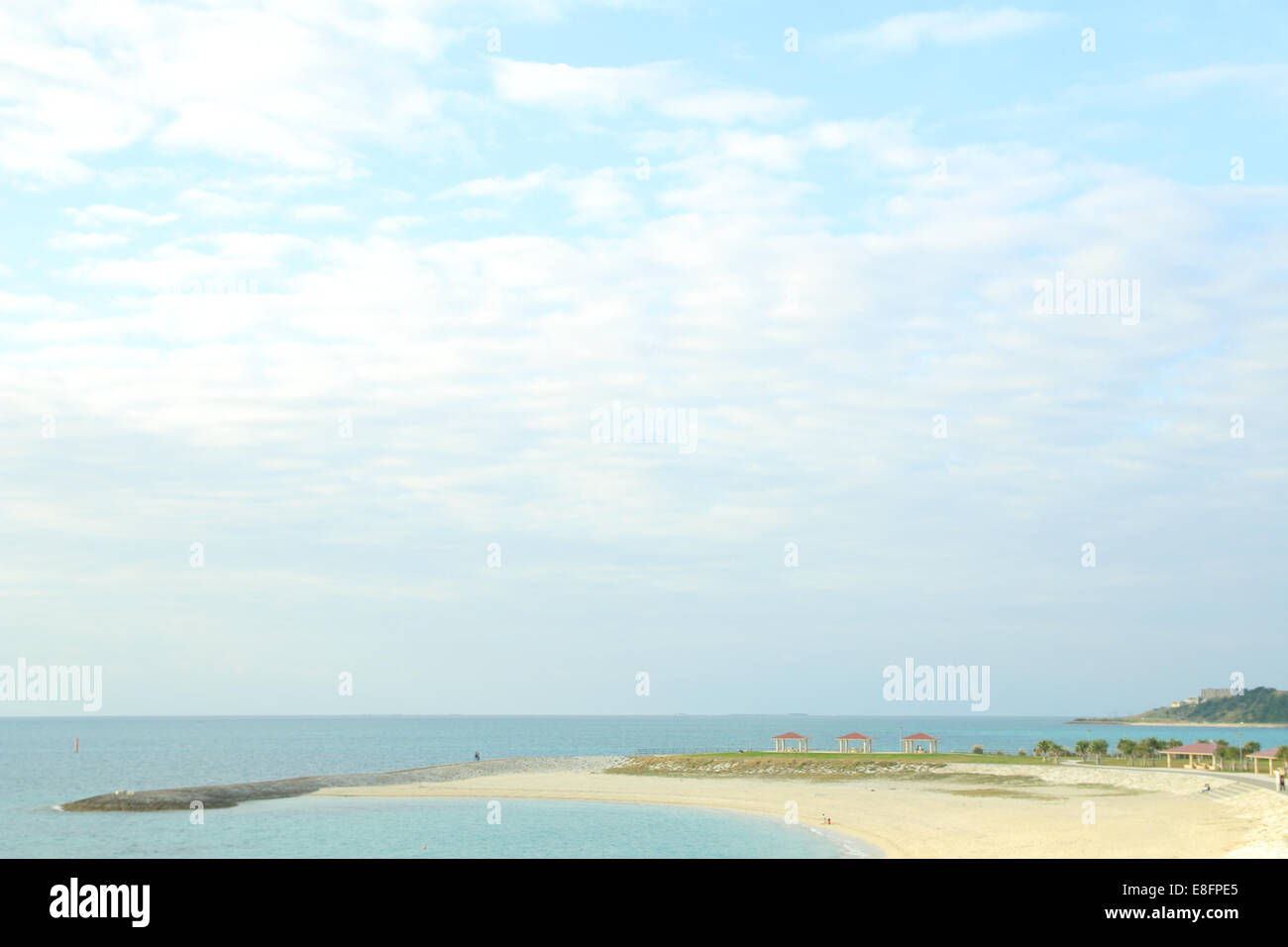 Beach landscape, Japan Stock Photo