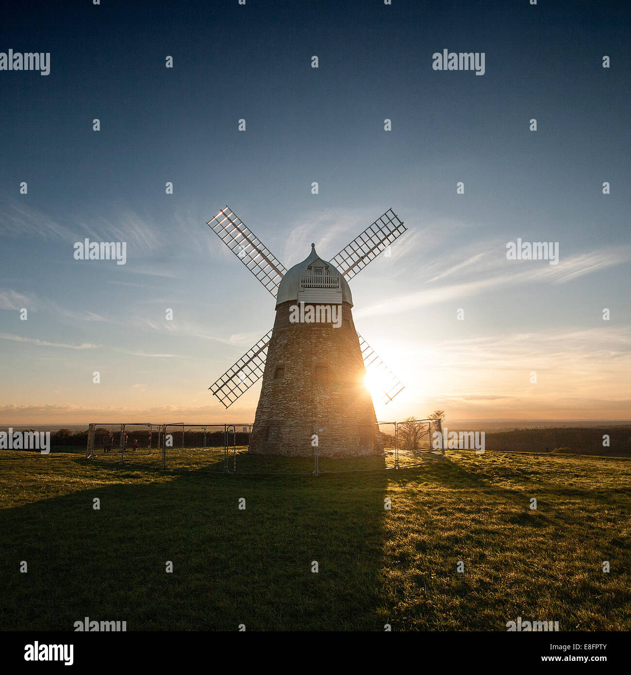 United Kingdom, West Sussex, Halnaker Windmill Stock Photo