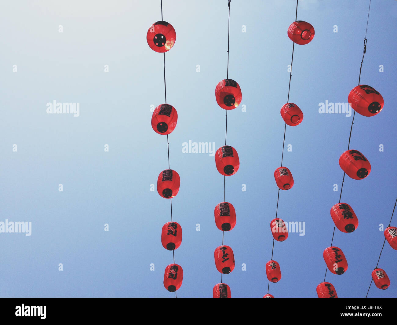 Row lanterns hanging on hi-res stock photography and images - Alamy