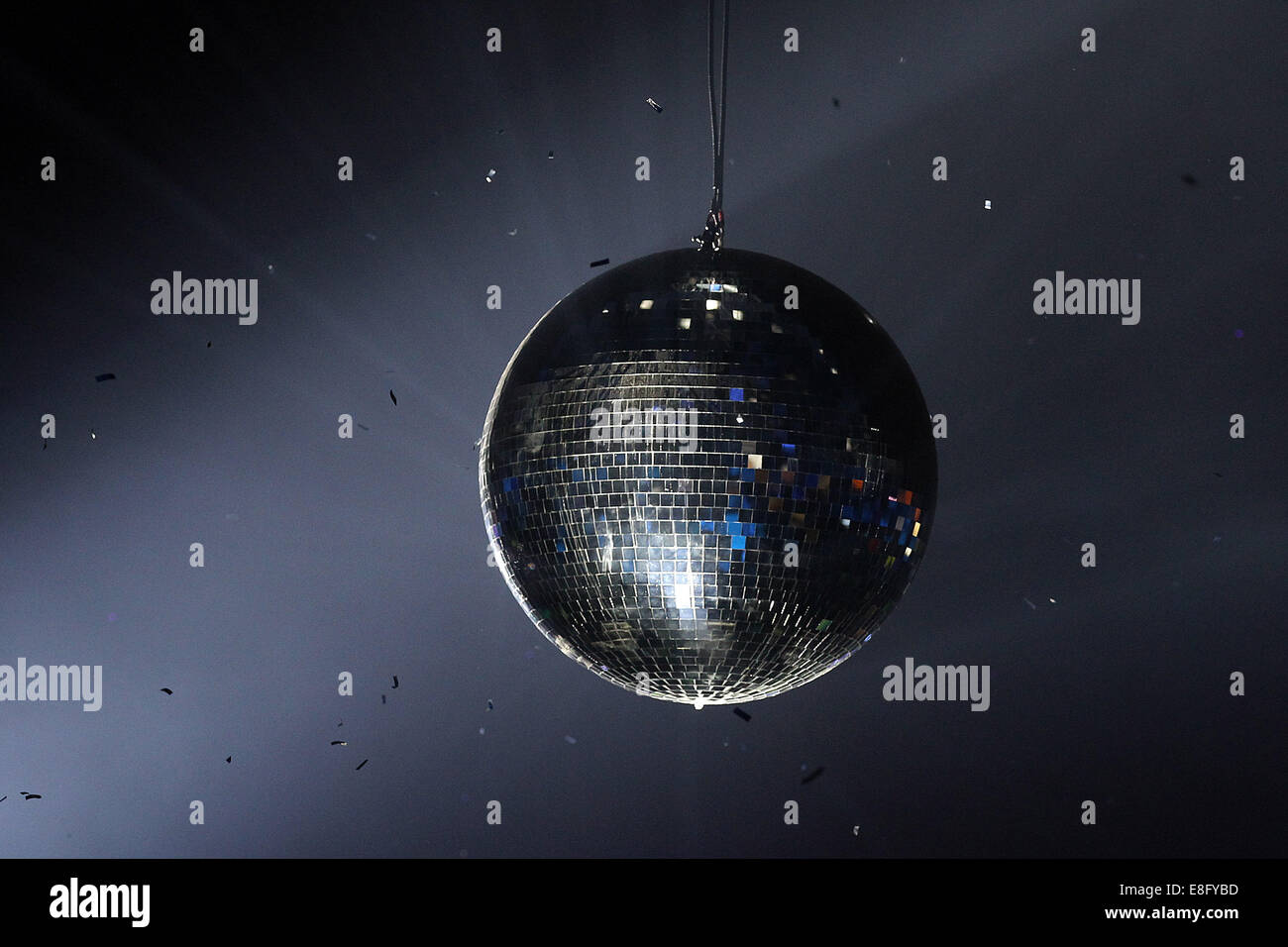 Kylie Minogue performing. mirror ball spotlight. Closing Ceremony