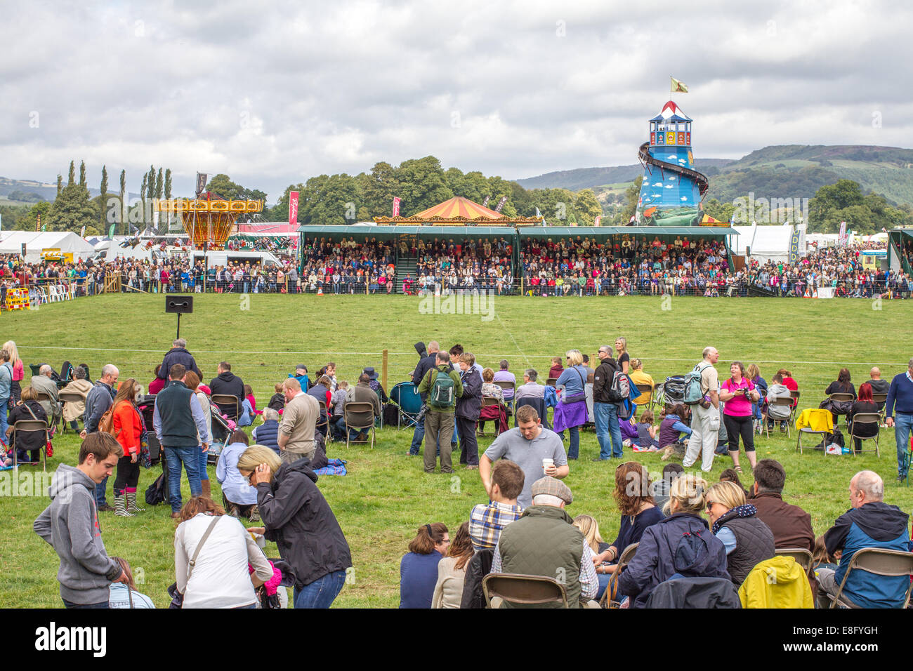 Chatsworth House Country Fair 2014 near Bakewell Derbyshire England UK Stock Photo