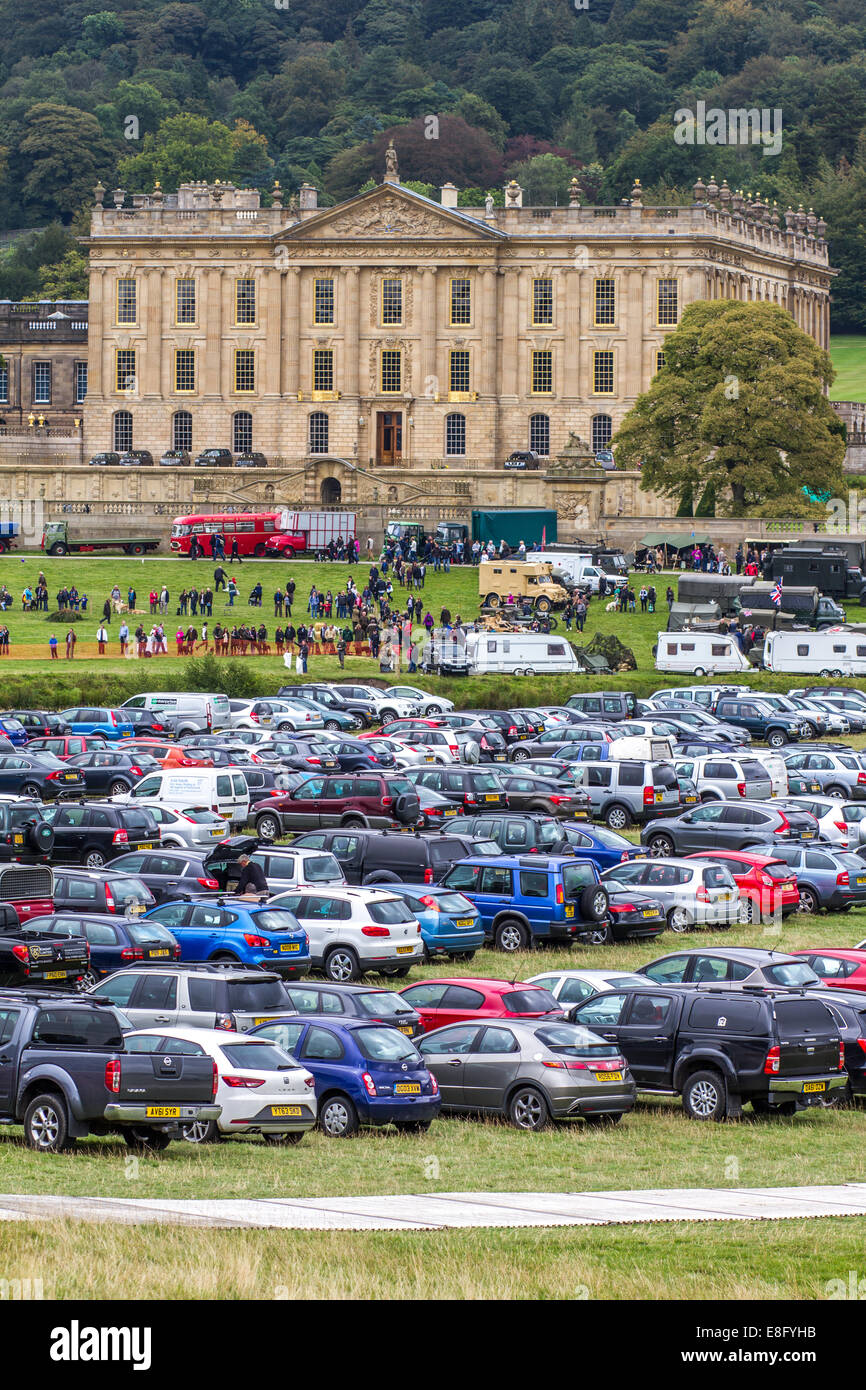 Chatsworth House Country Fair 2014 near Bakewell Derbyshire England UK Stock Photo