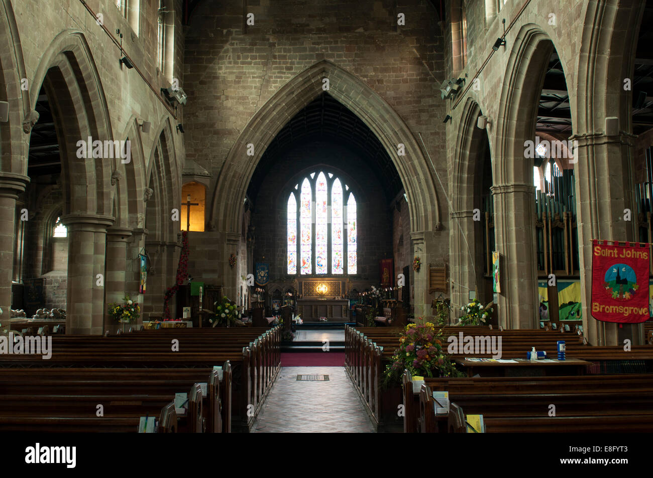 St. John the Baptist Church, Bromsgrove, Worcestershire, England, UK