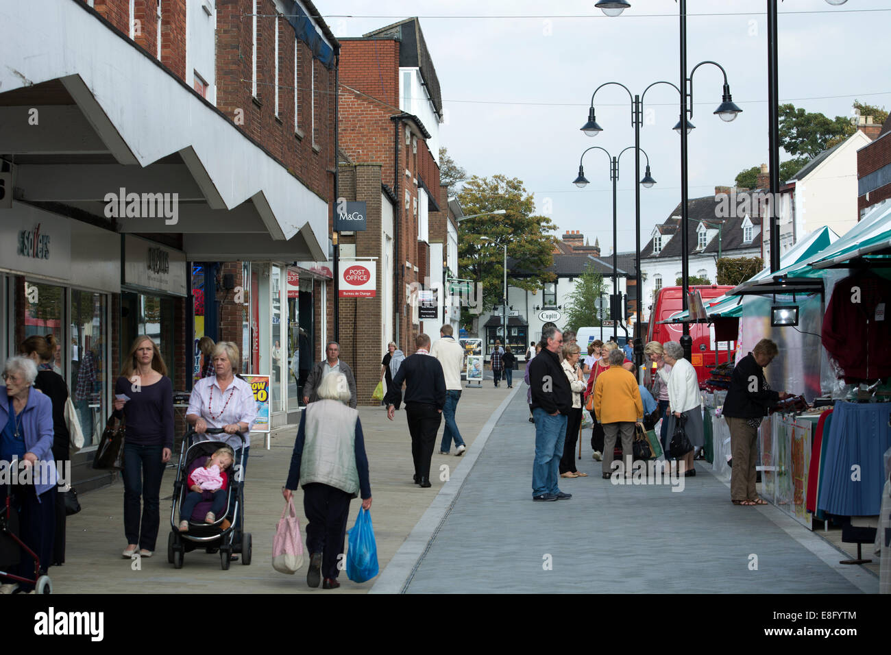 High Street, Bromsgrove, Worcestershire, England, UK Stock Photo Alamy
