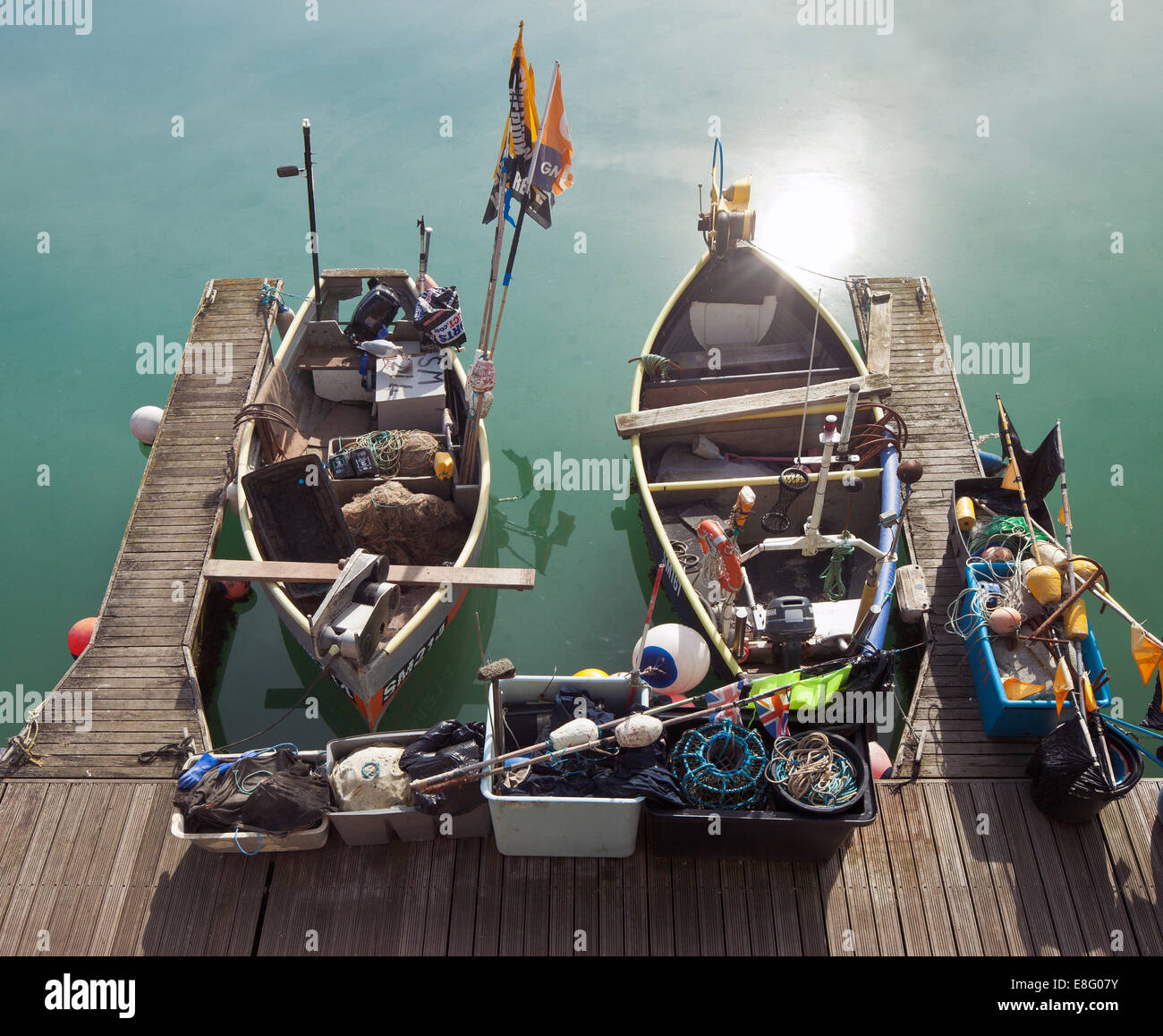 Fishing boats, Brighton marina Stock Photo Alamy