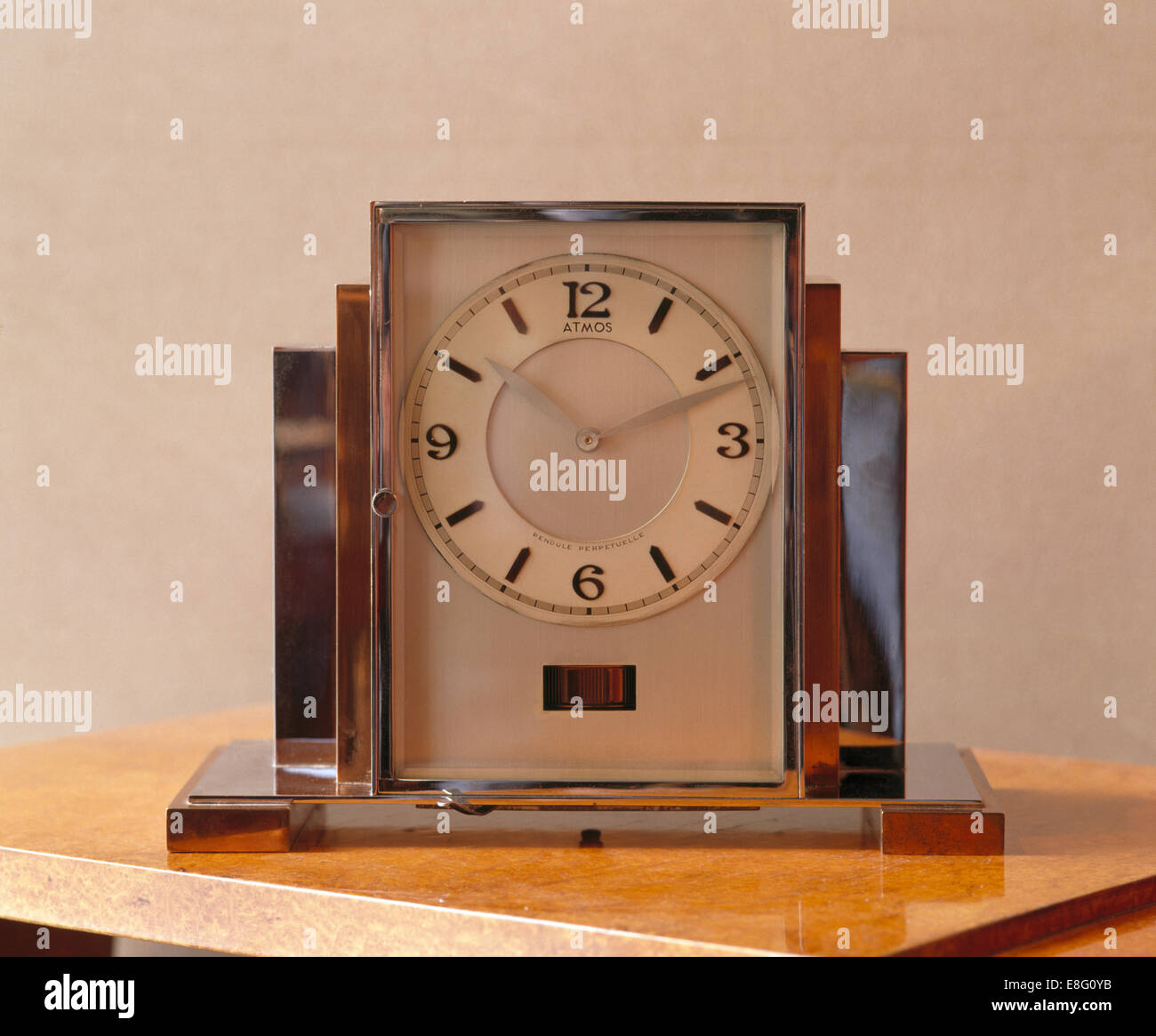 Closeup of Art Deco clock Stock Photo Alamy