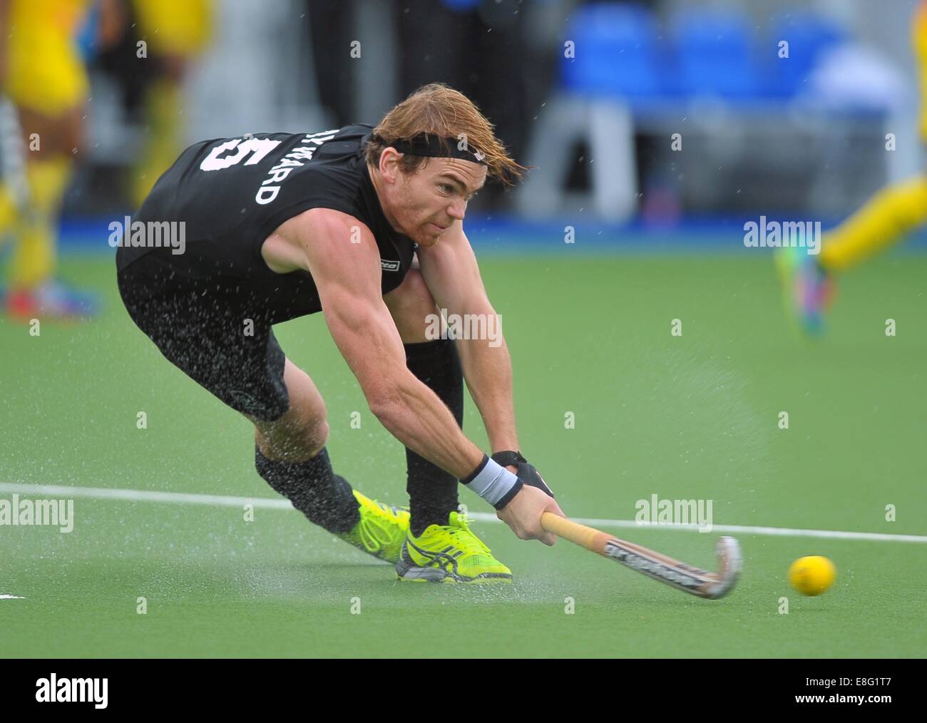 Andy Hayward (NZL). New Zealand (NZL) v India (IND). Mens semi-final ...