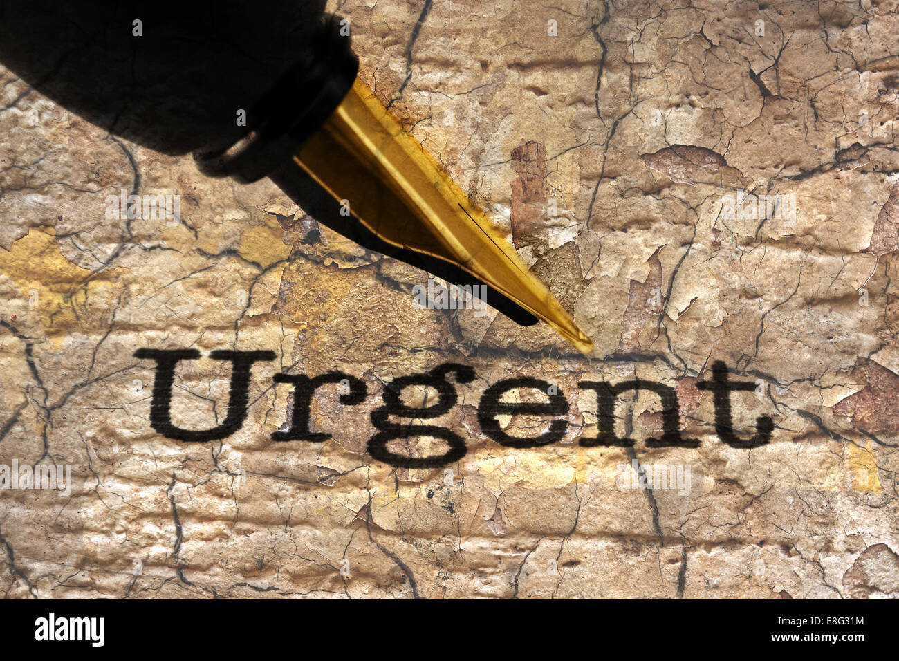 Urgency Lettering Urgent delivery stamp hi-res stock photography and images - Alamy