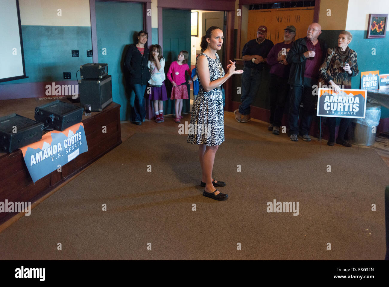 Us senate candidate amanda curtis hires stock photography and images Alamy