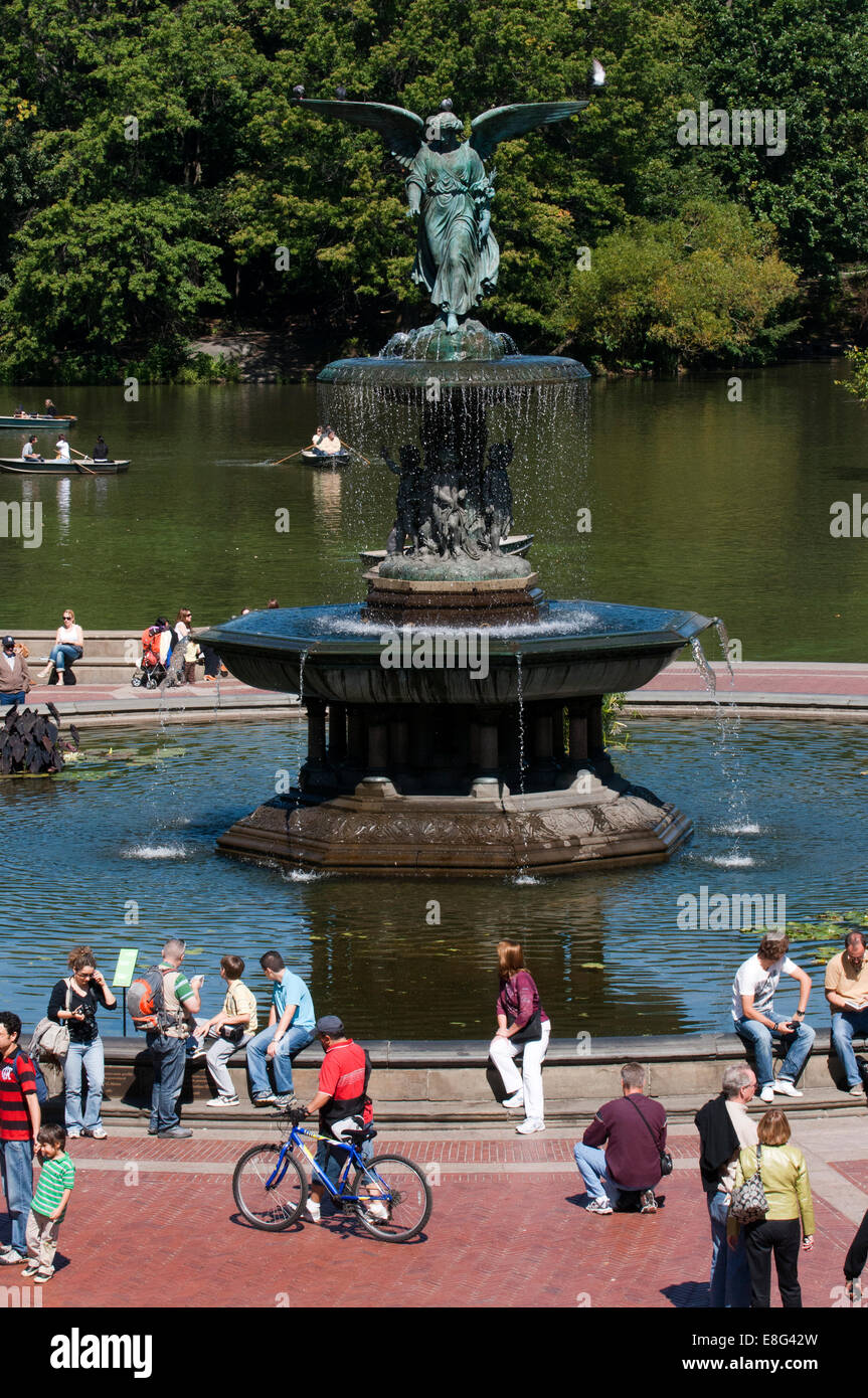 Bethesda Angel Fountain America New York Central Park OAB-BF1