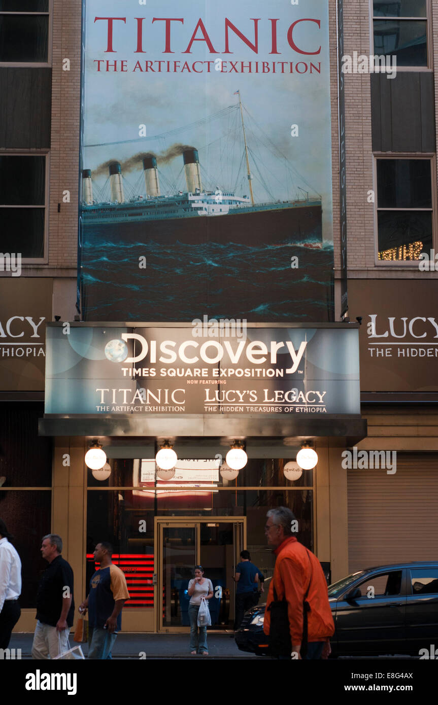The Discovery Times Square Exposition, New York City, Titanic The