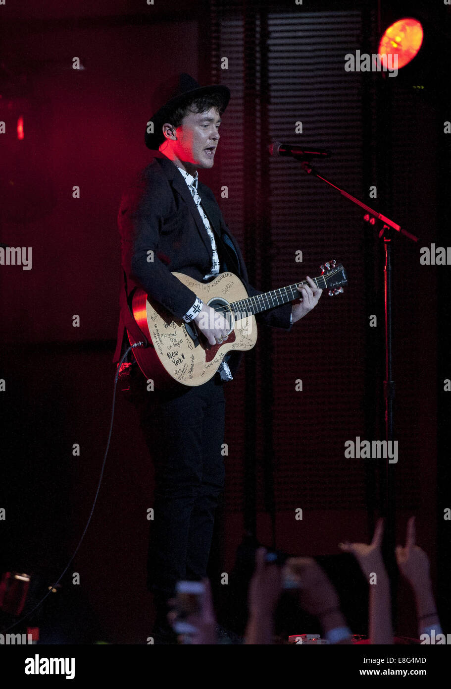 Hollywood, California, USA. 6th Oct, 2014. Jake Roche --- English rock ...