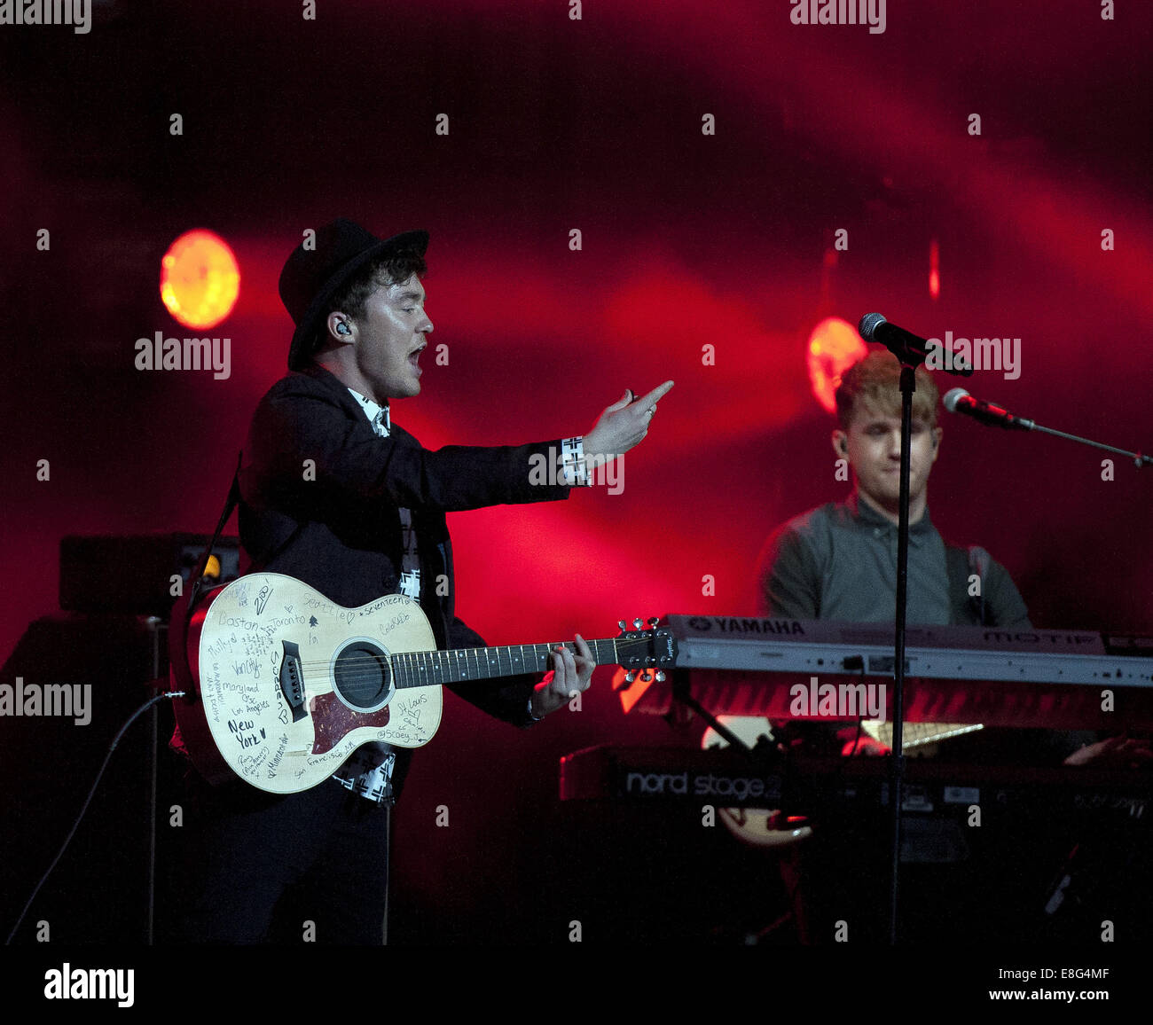 Hollywood, California, USA. 6th Oct, 2014. Jake Roche --- English rock ...