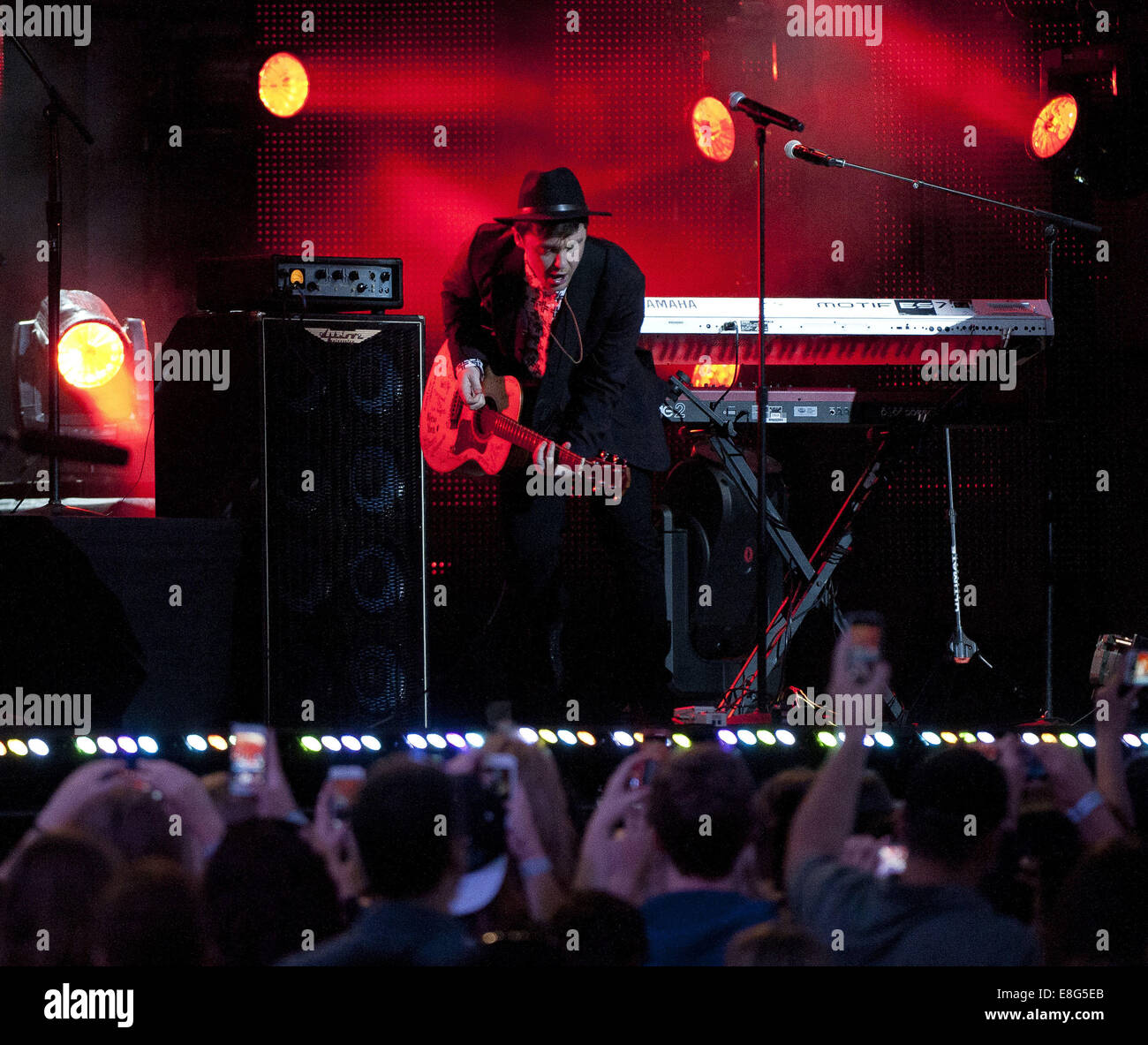 Hollywood, California, USA. 6th Oct, 2014. Jake Roche --- English rock ...
