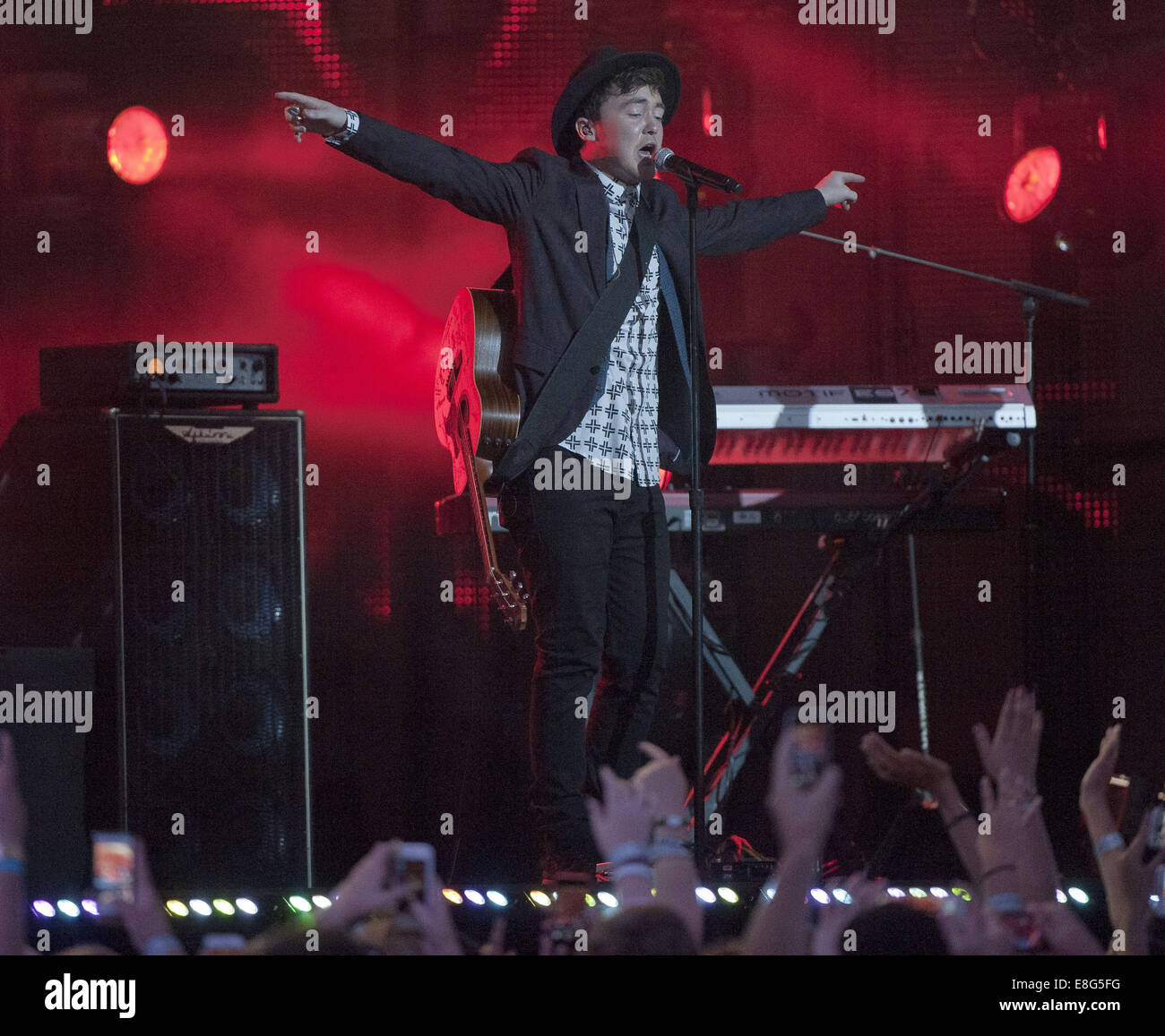 Hollywood, California, USA. 6th Oct, 2014. English rock group Rixton ...