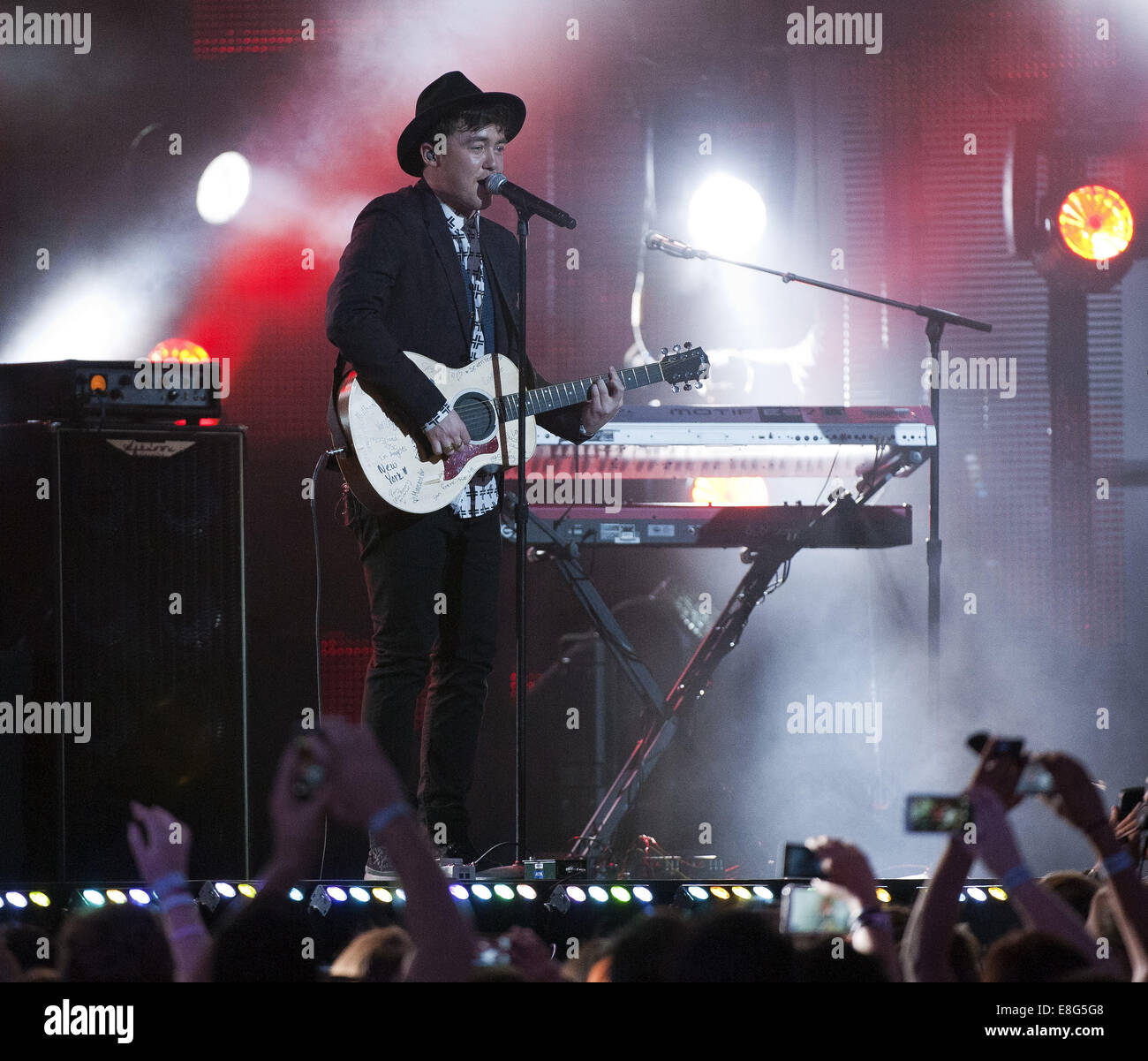 Hollywood, California, USA. 6th Oct, 2014. English rock group Rixton ...