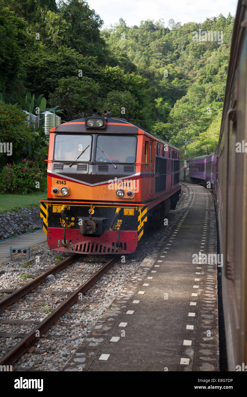 Thailand railway Stock Photo