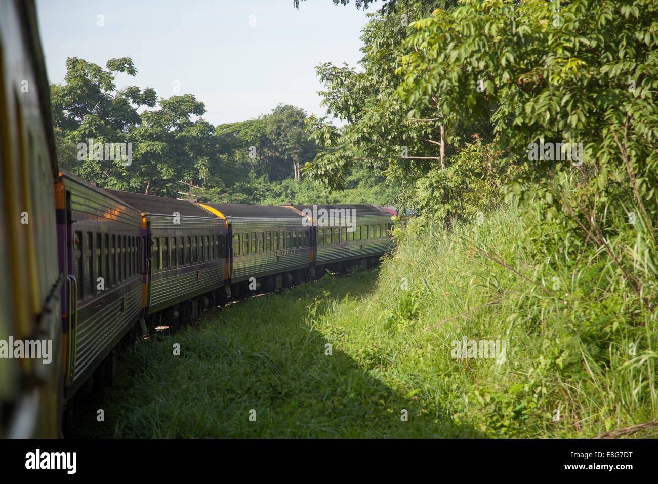 Thailand railway Stock Photo
