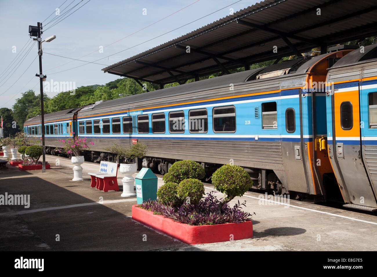 Thailand railway Stock Photo
