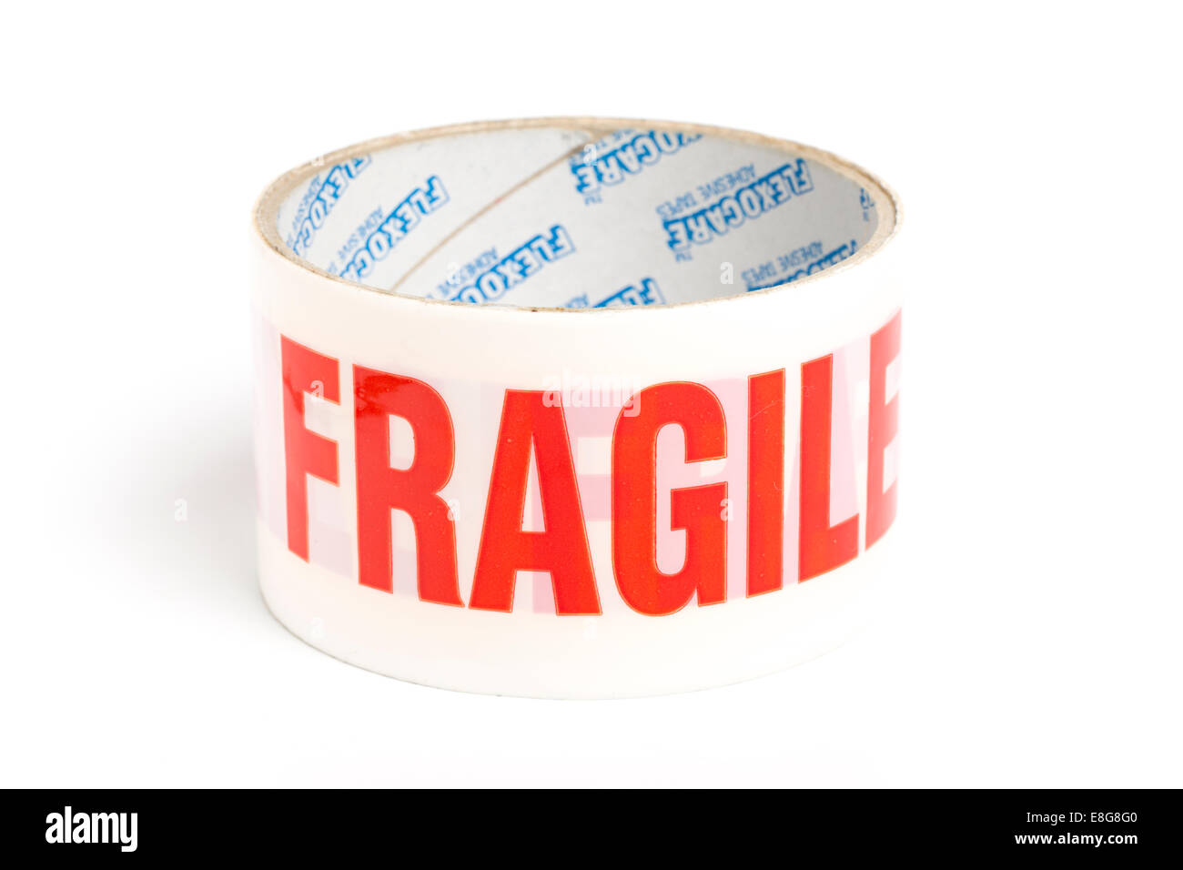 Fragile tape Stock Photo
