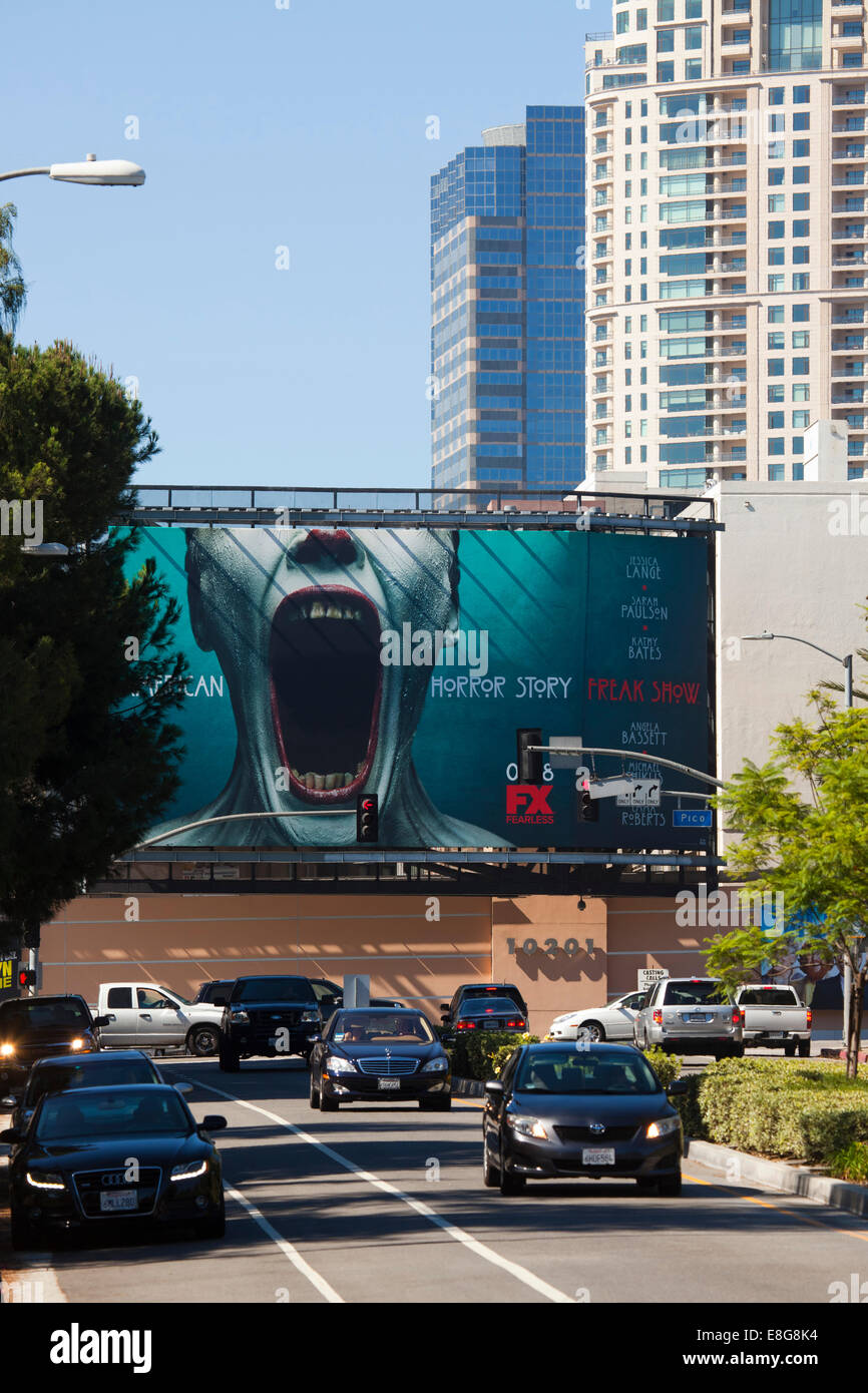 Billboard, Los Angeles, California, United States of America Stock