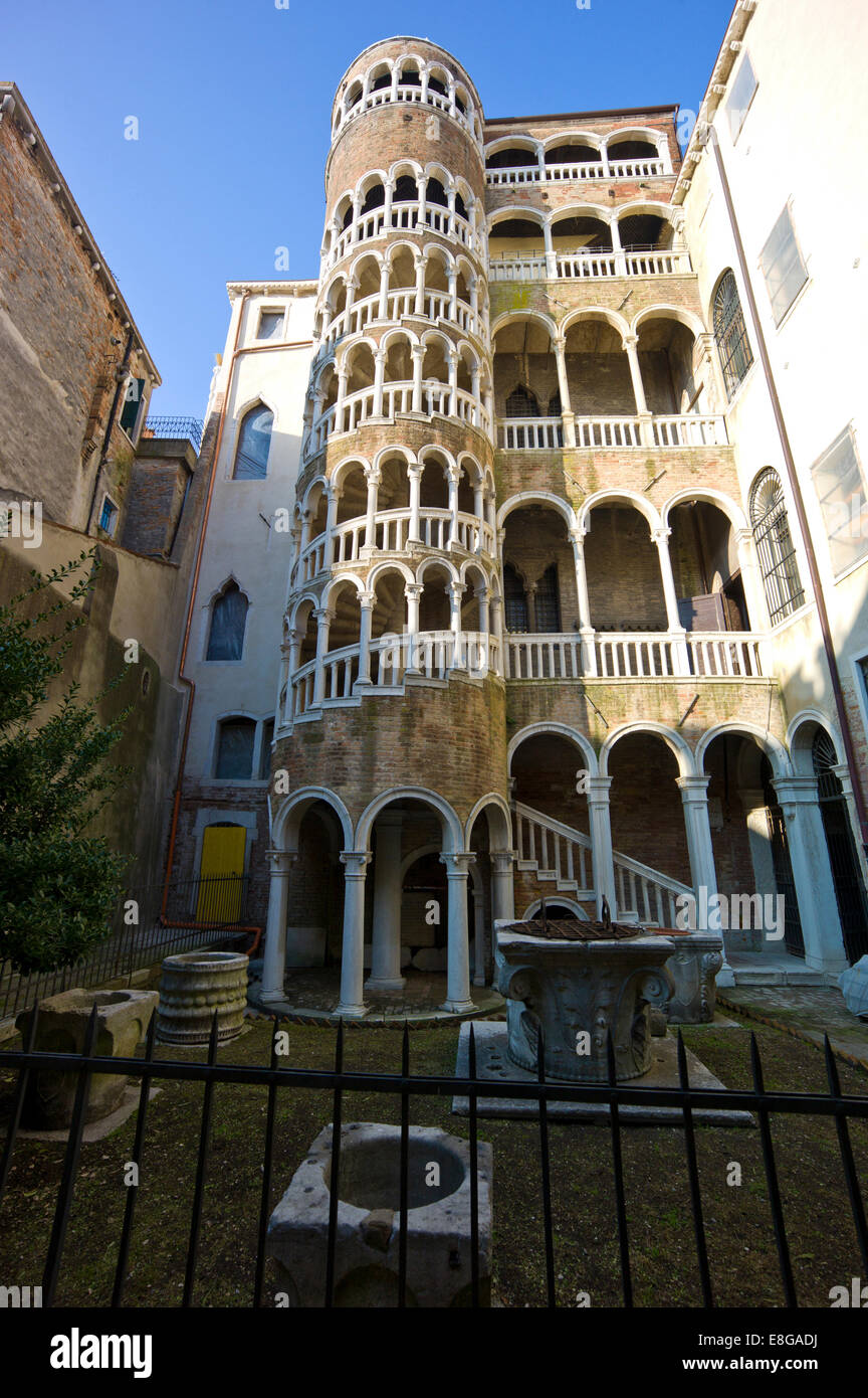 Bovolo staircase, Venice, Italy Stock Photo Alamy