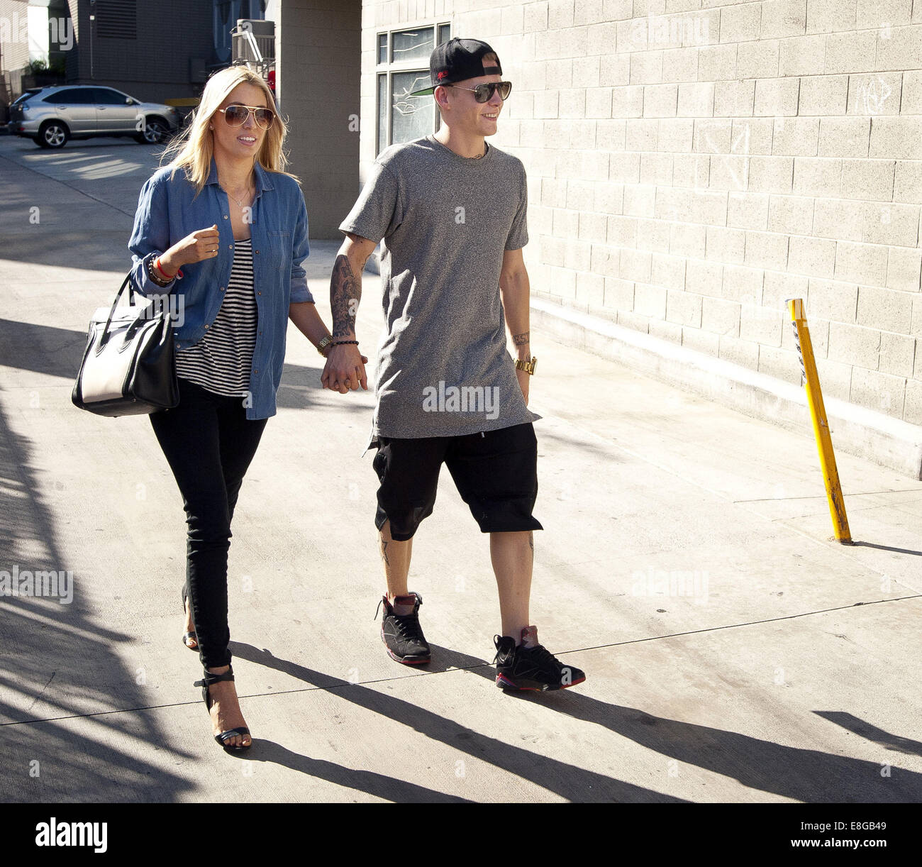 Hollywood, California, USA. 6th Oct, 2014. The UK Boy Band Rixton ...
