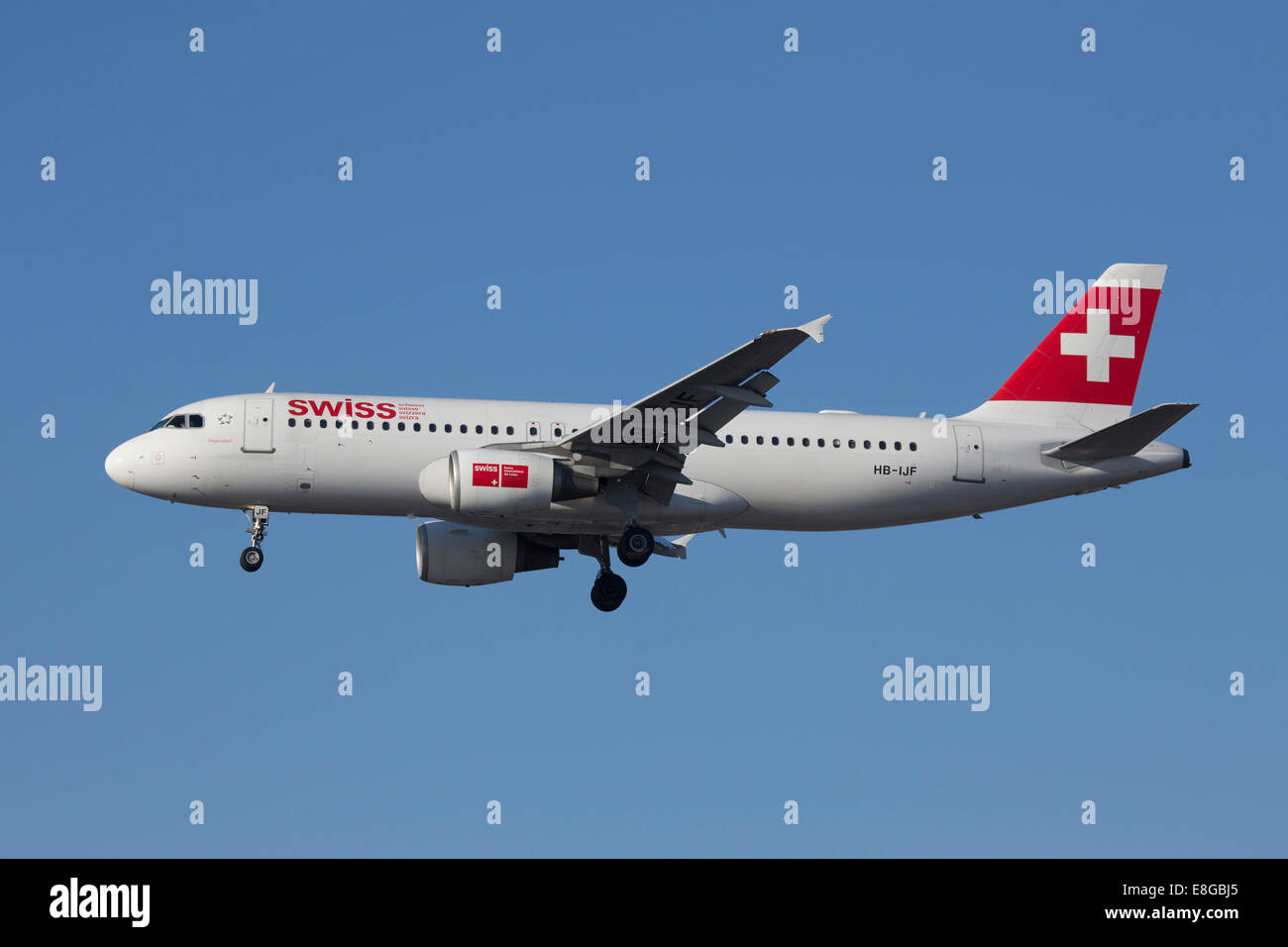 Swiss Airbus A320 Stock Photo