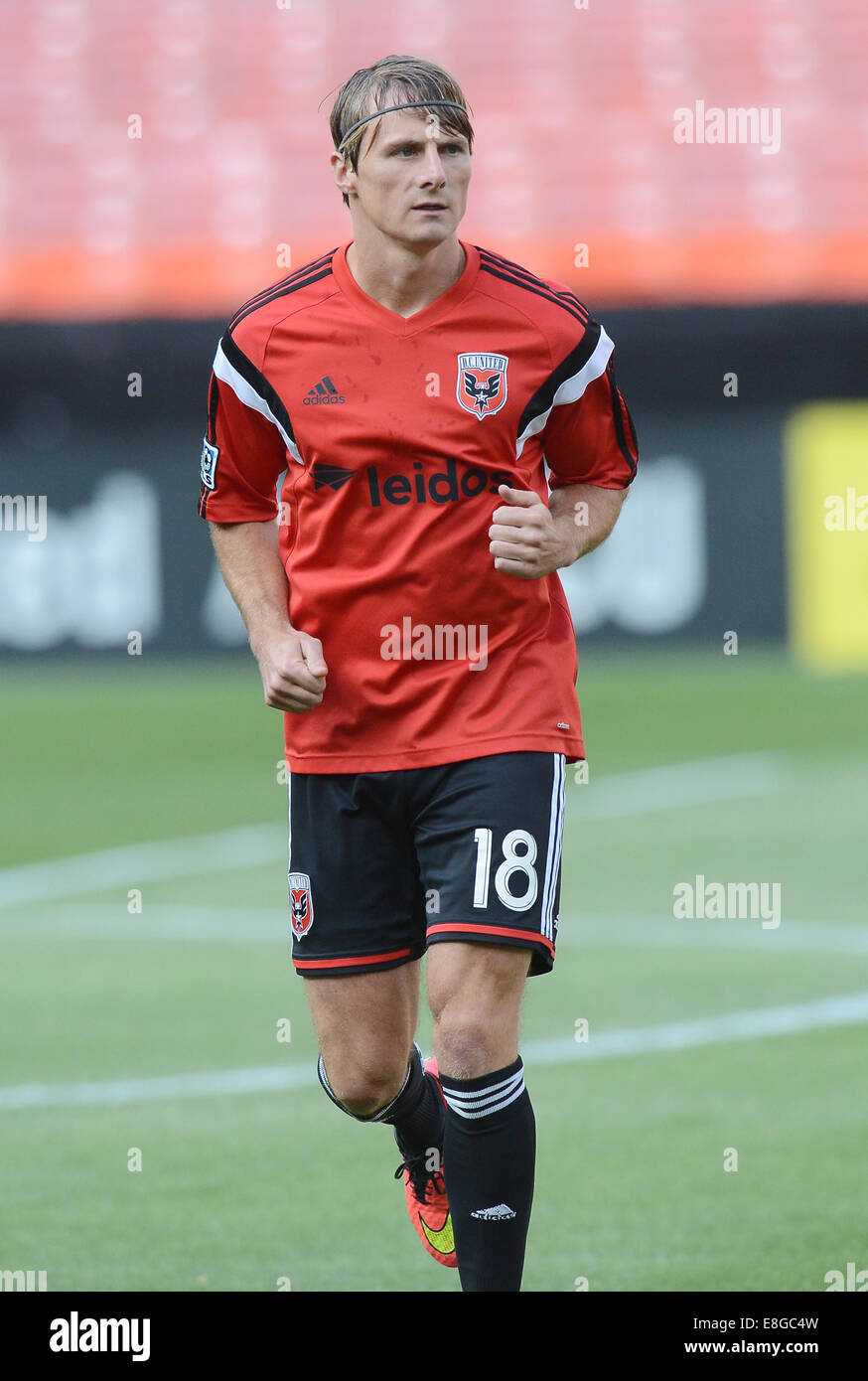 Christopher Rolf Washington, DC, USA. 30th July, 2014. 20140730 - D.C. United forward ...