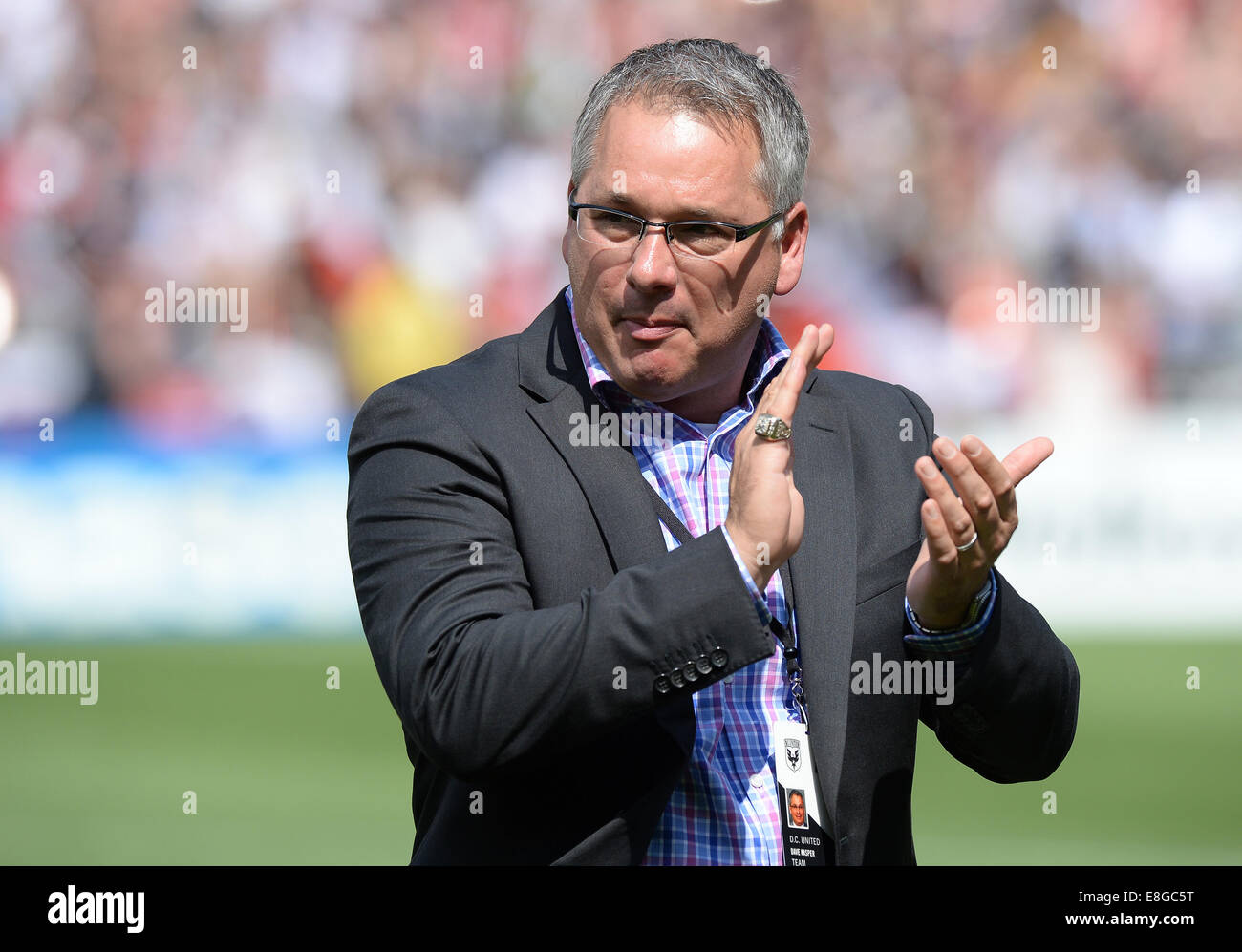 Washington, DC, USA. 31st Aug, 2014. 20140831 - D.C. United general manager Dave Kasper is seen before United's match against the New York Red Bulls at RFK Stadium in Washington. © Chuck Myers/ZUMA Wire/Alamy Live News Stock Photo
