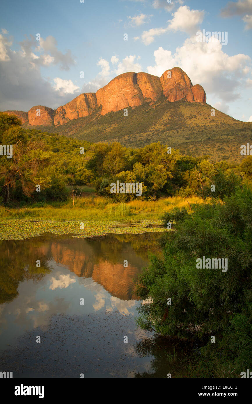 A view of the Waterberg Mountains inside Marakele National Park in