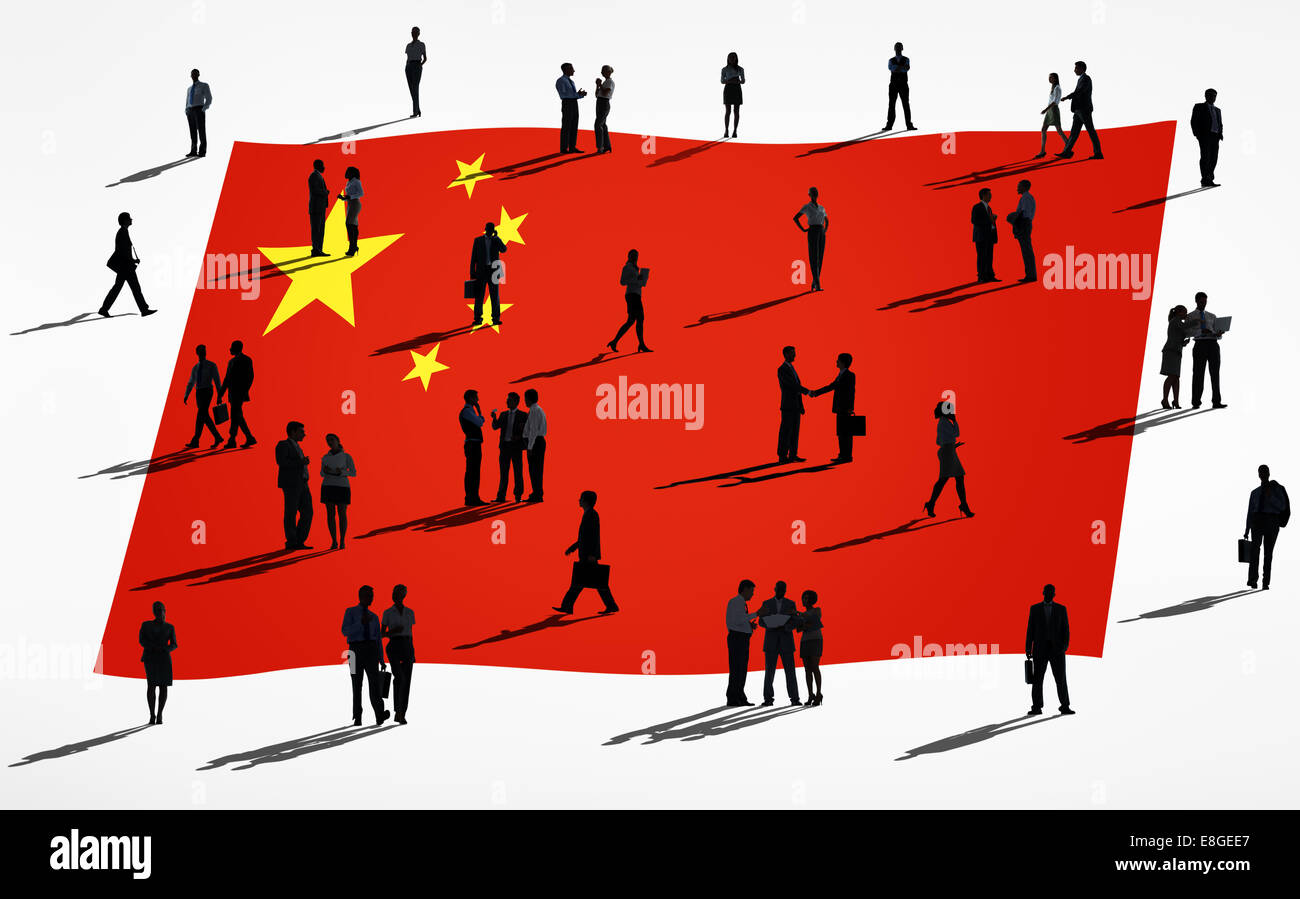 Global Business : China Stock Photo