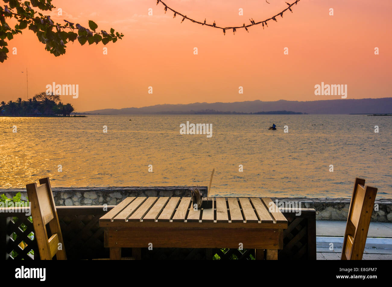 Peten guatemala water sunset hi-res stock photography and images - Alamy