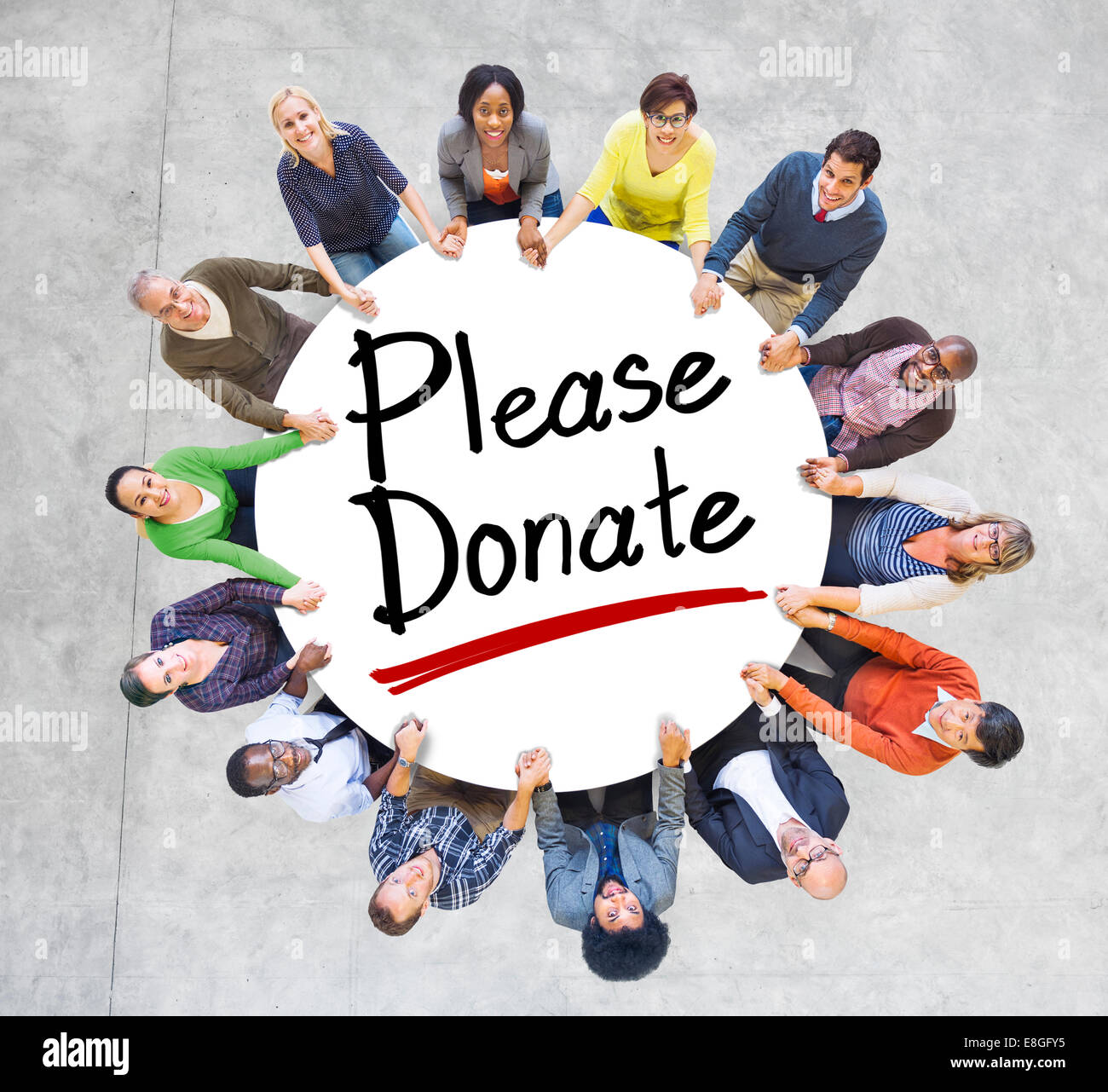 Please Donate Simple Donation Text Message Stock Illustration 1930236497