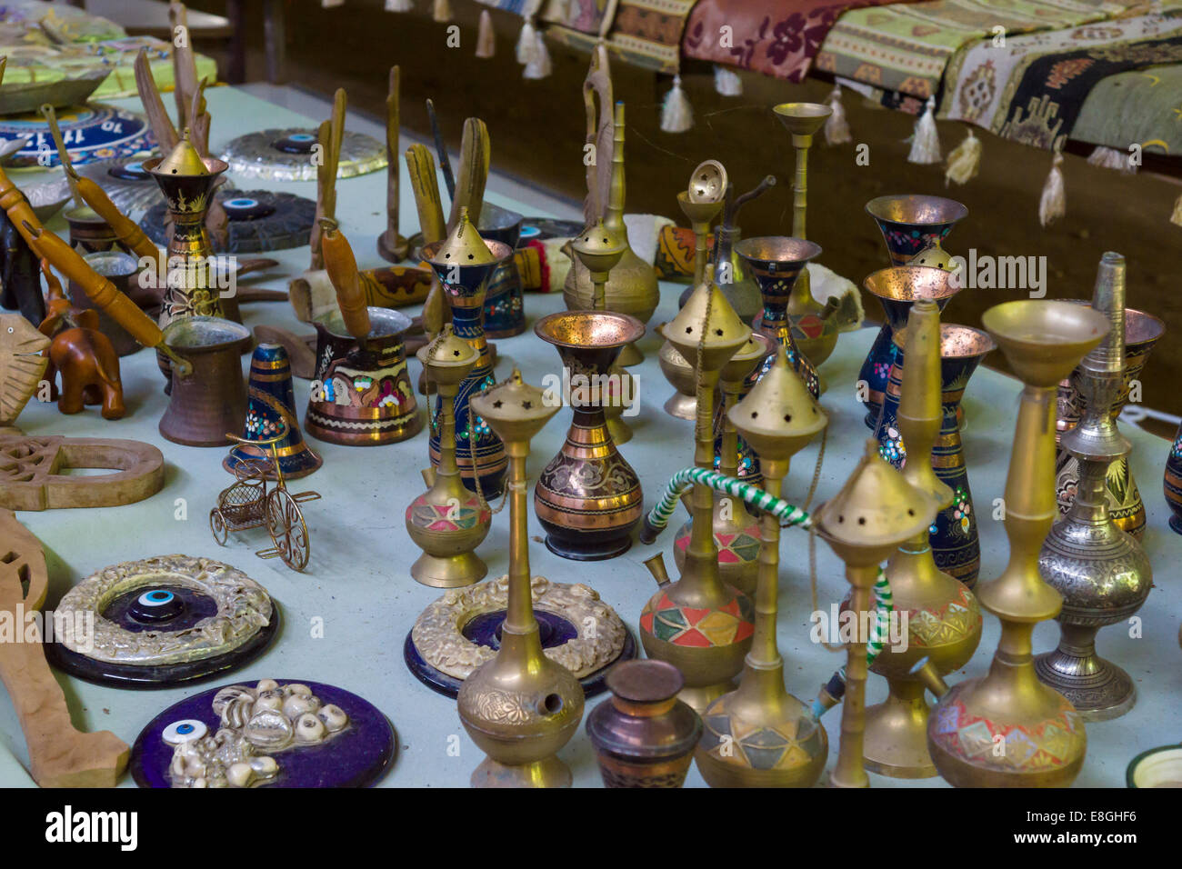 Second Hand. Sale of household utensils. Alanya. Turkey Stock Photo Alamy