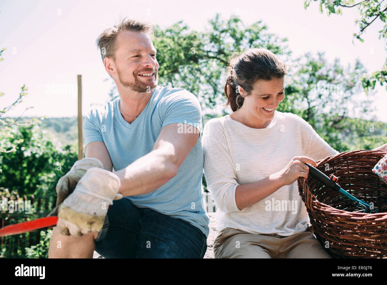 Happy gardening hi-res stock photography and images - Alamy