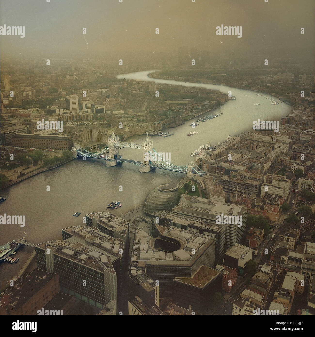 Aerial view of London, England, United Kingdom Stock Photo