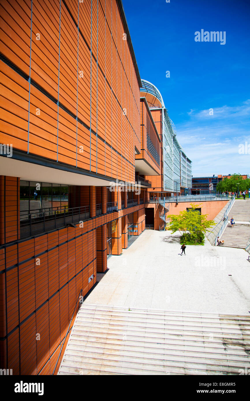 Palais des Congrès de Lyon, Lyon Convention Center, by architect Renzo Piano, Lyon, Rhône-Alpes, France Stock Photo