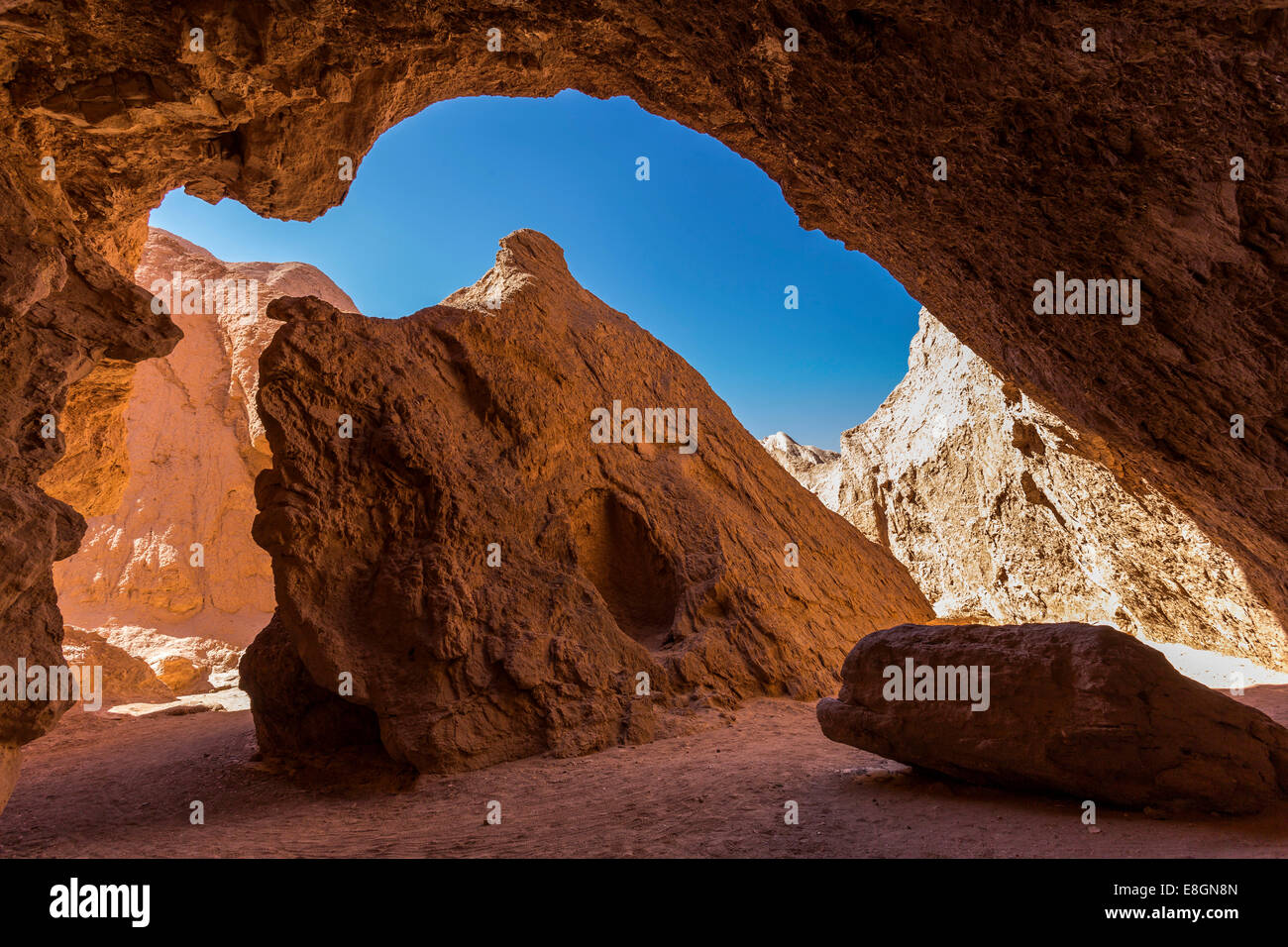 Devil's Canyon or Garganta del Diablo, Atacama Desert, Chile Stock