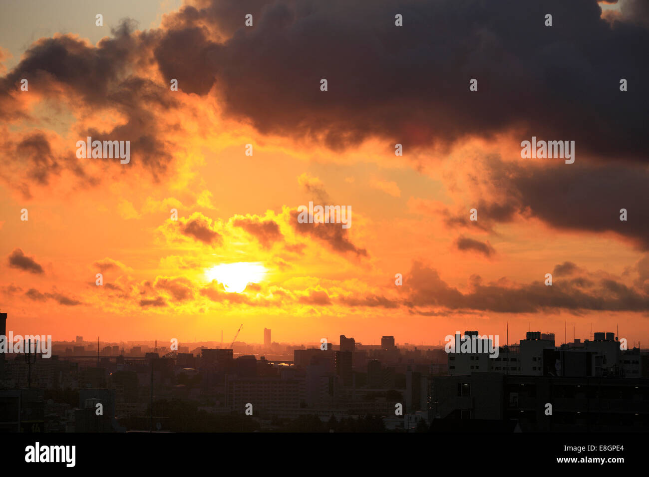 Tokyo Cityscape And Sky Stock Photo