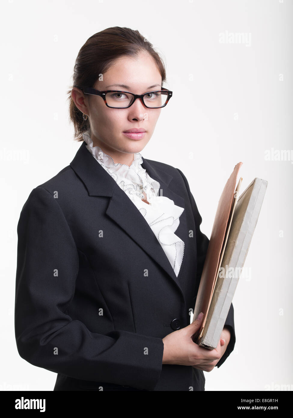 Young female lawyer / law student Stock Photo