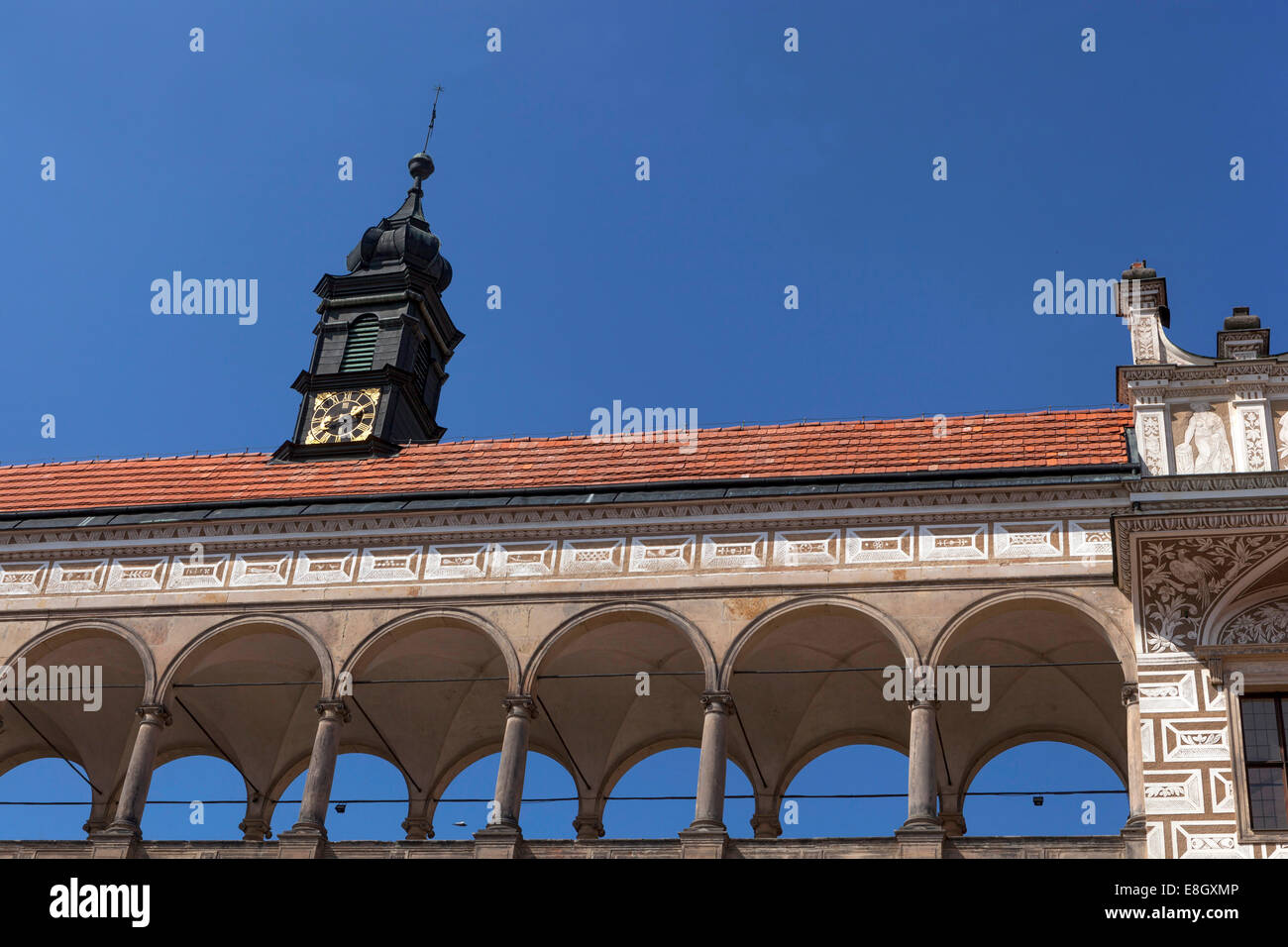 Litomysl Renaissance Castle Czech Republic Stock Photo
