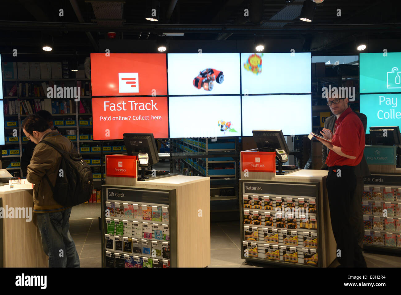London, UK. 8th October, 2014. Shoppers using Click & Collect can now