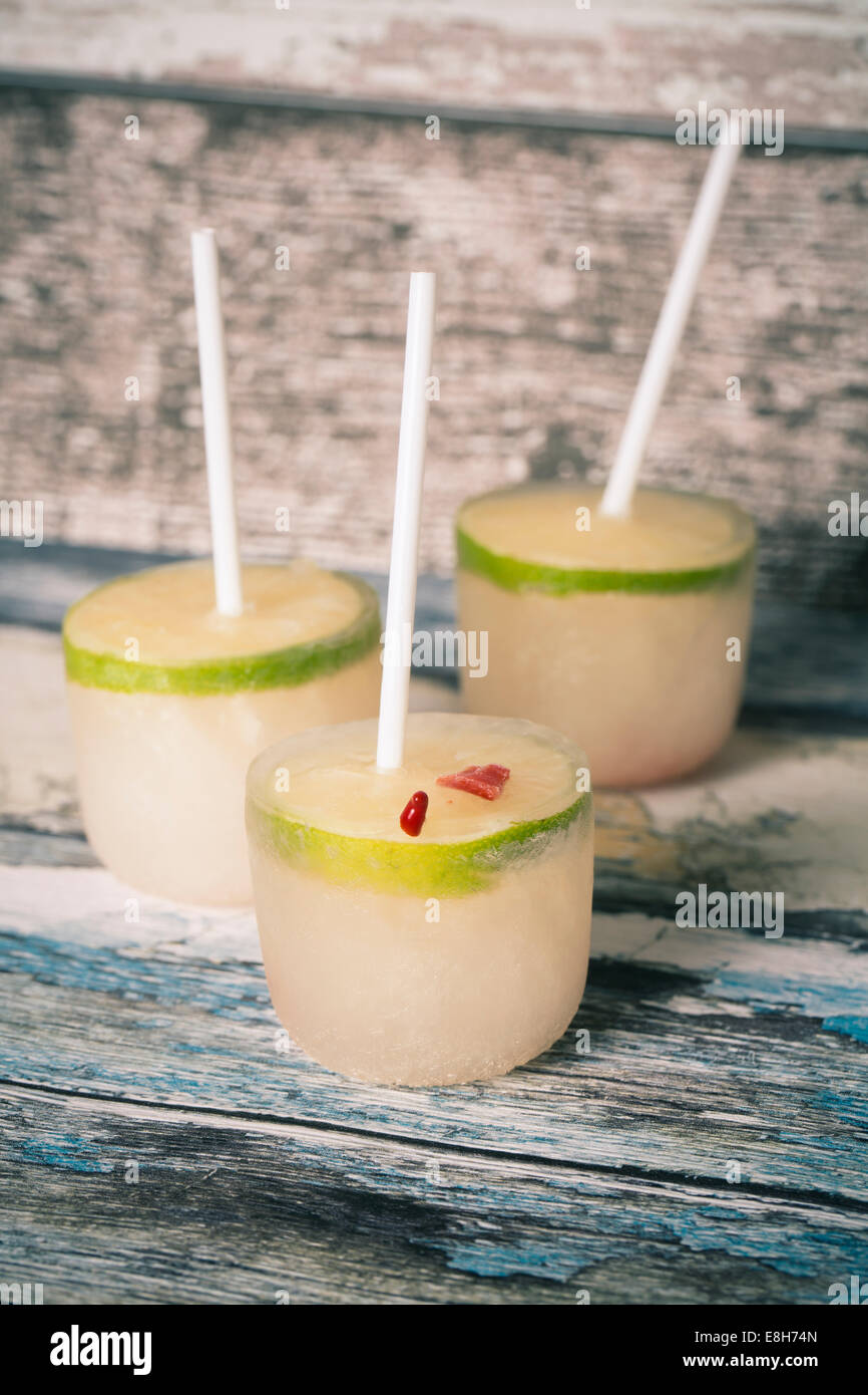 Homemade chili pepper lime ice cream Stock Photo Alamy