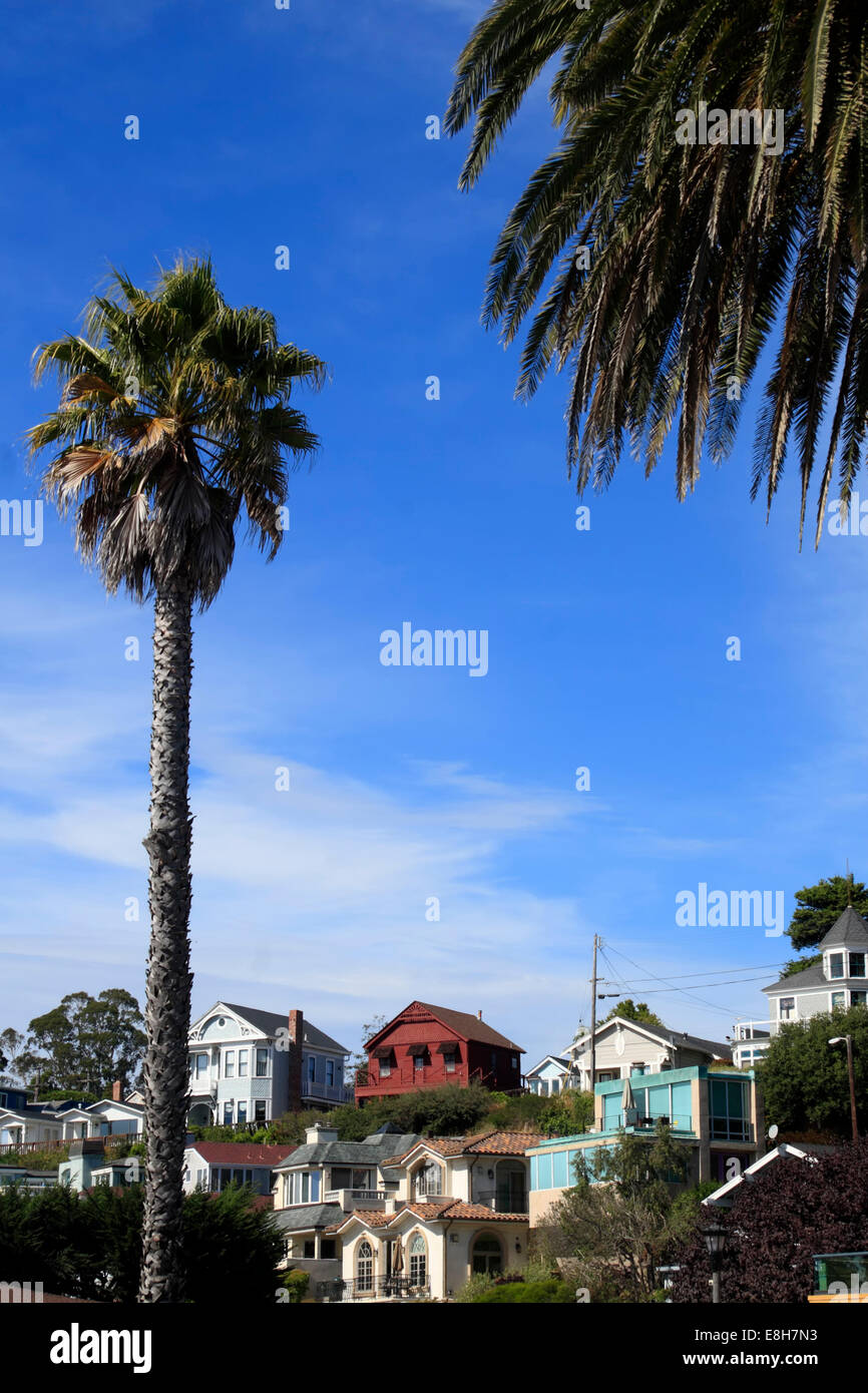 Houses in Capitola, California, USA Stock Photo Alamy
