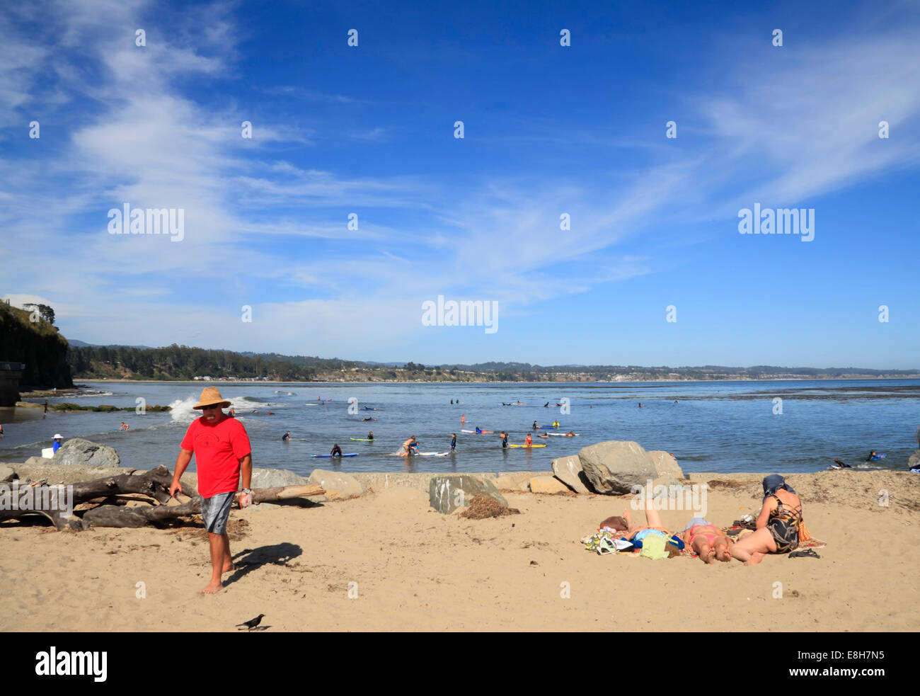 Capitola beach, California, USA Stock Photo Alamy